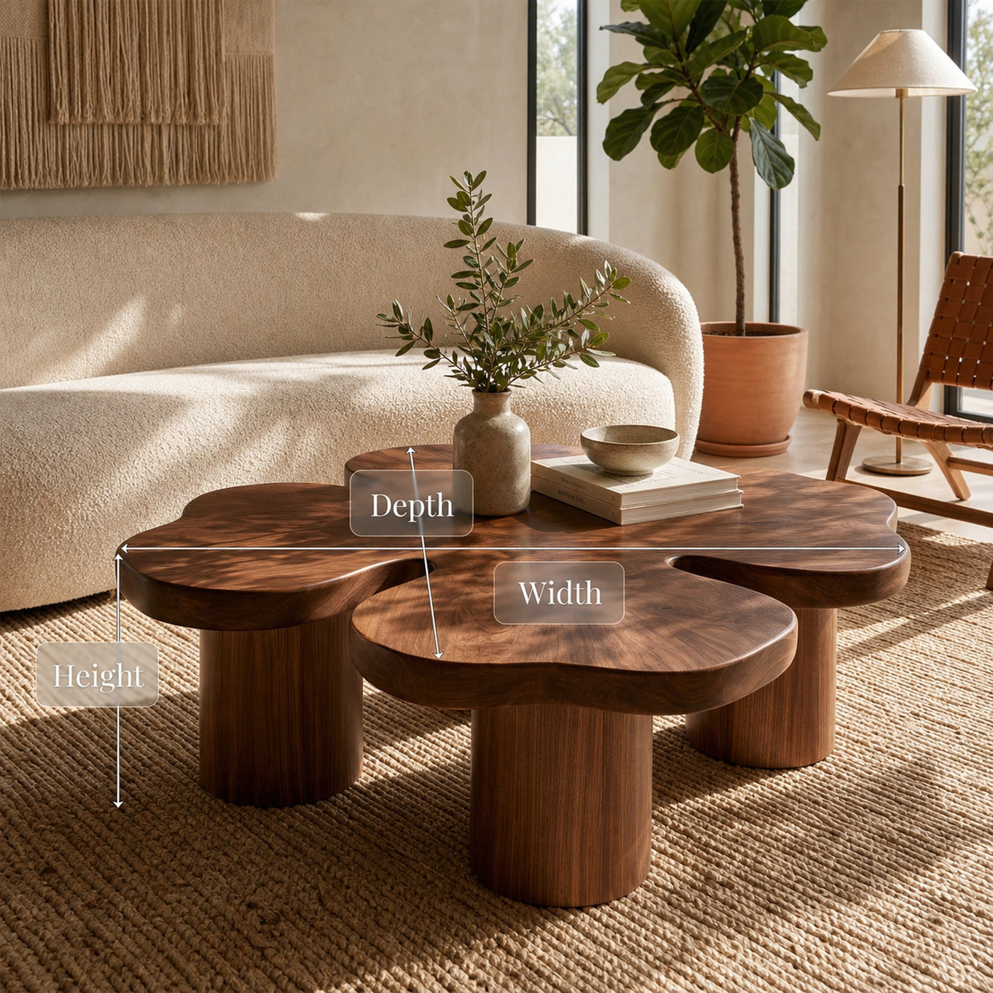 Mid Century Coffee Table Living Room Lounge - product view 8