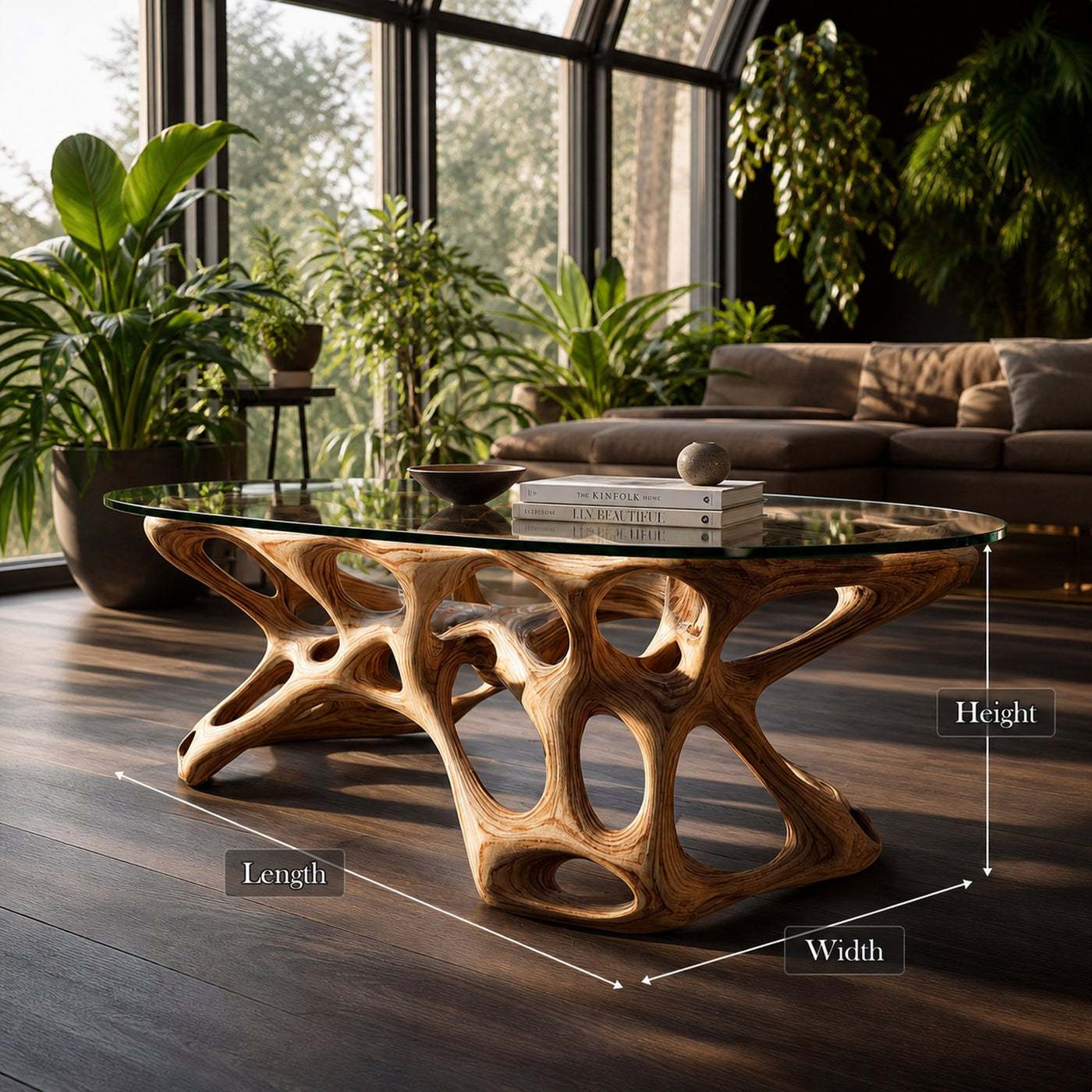 Mid Century Coffee Table Open Living Room - product view 7