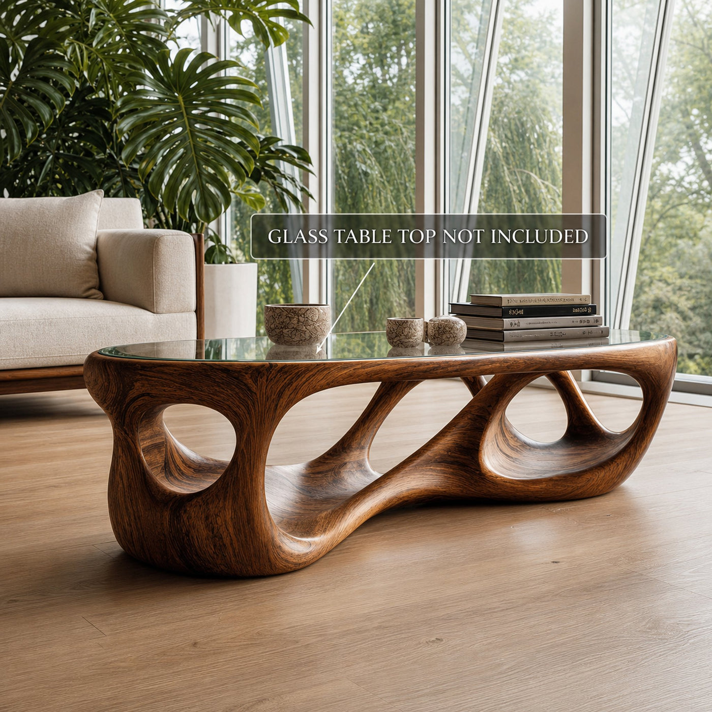 Mid Century Coffee Table Small Living Room - product view 6