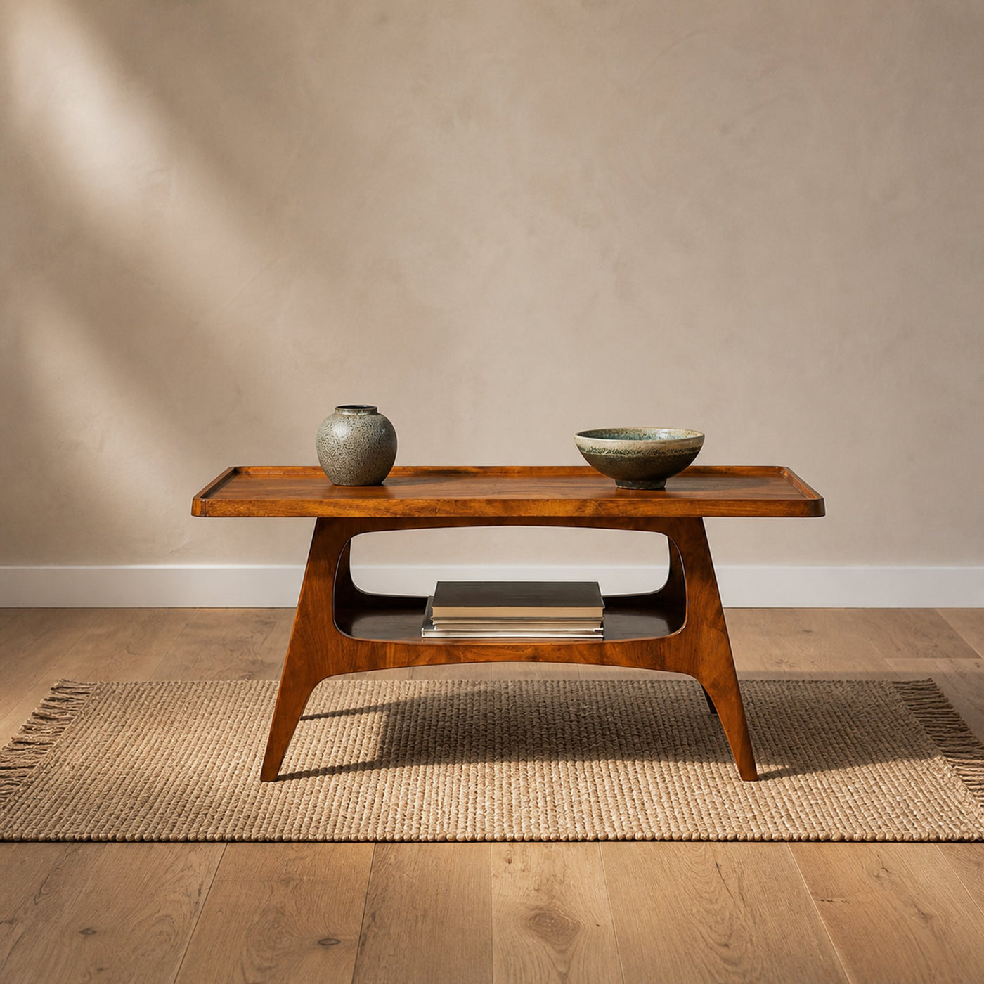 Mid Century Coffee Table Wooden Furniture