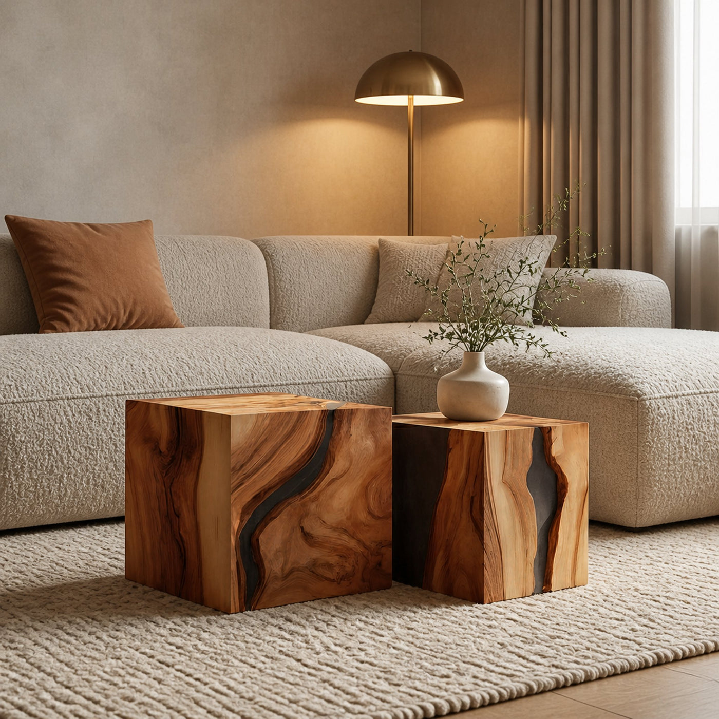 Mid Century Low Coffee Table For Furniture Decor Style - product view 6