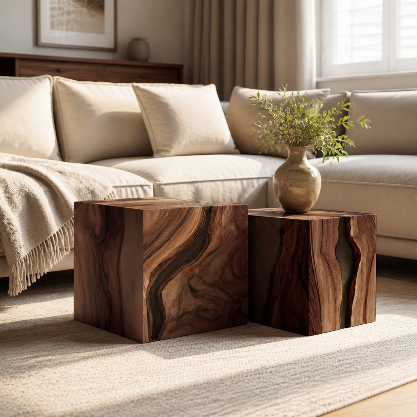 Mid Century Low Coffee Table For Furniture Decor Style - product view 7