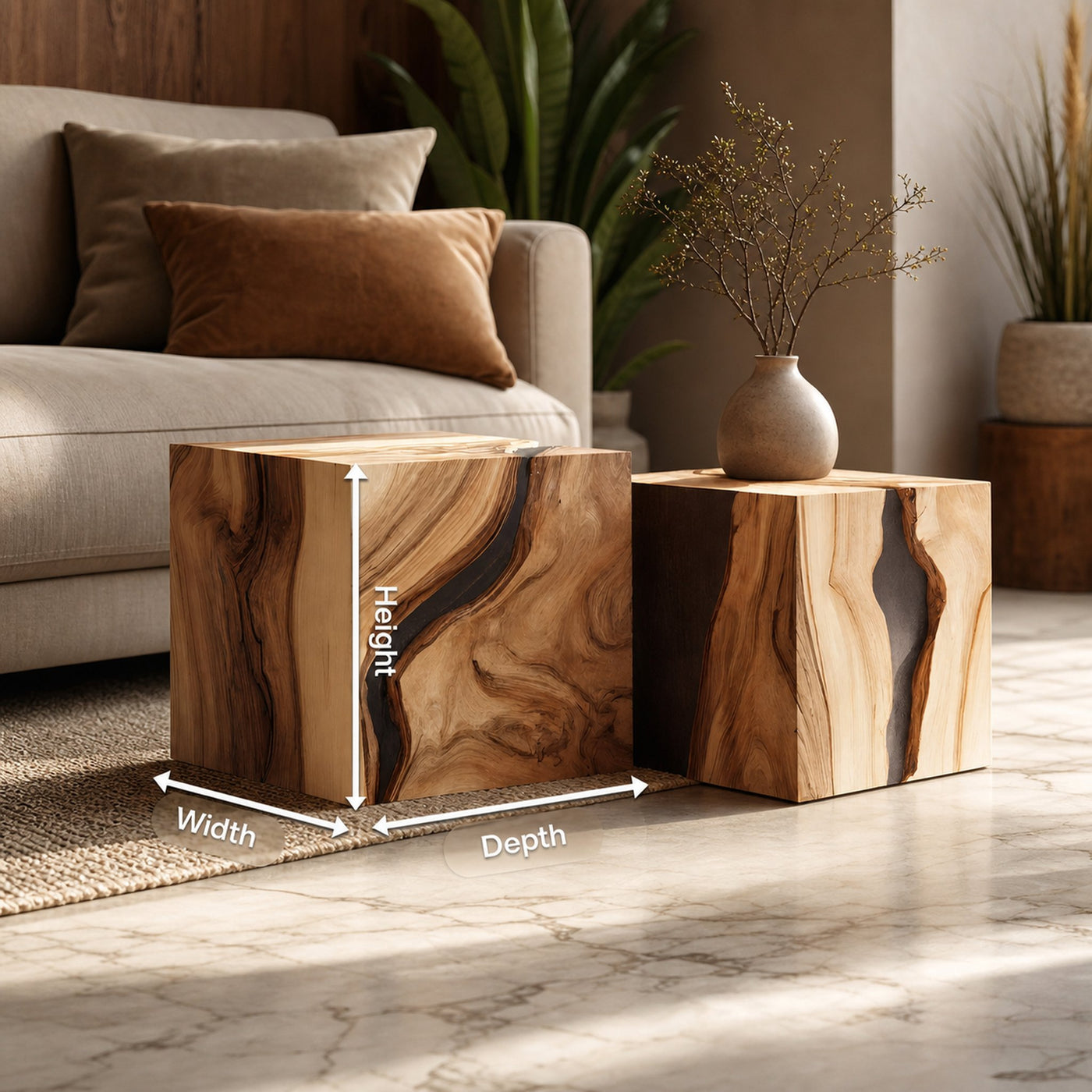 Mid Century Low Coffee Table For Furniture Decor Style - product view 8