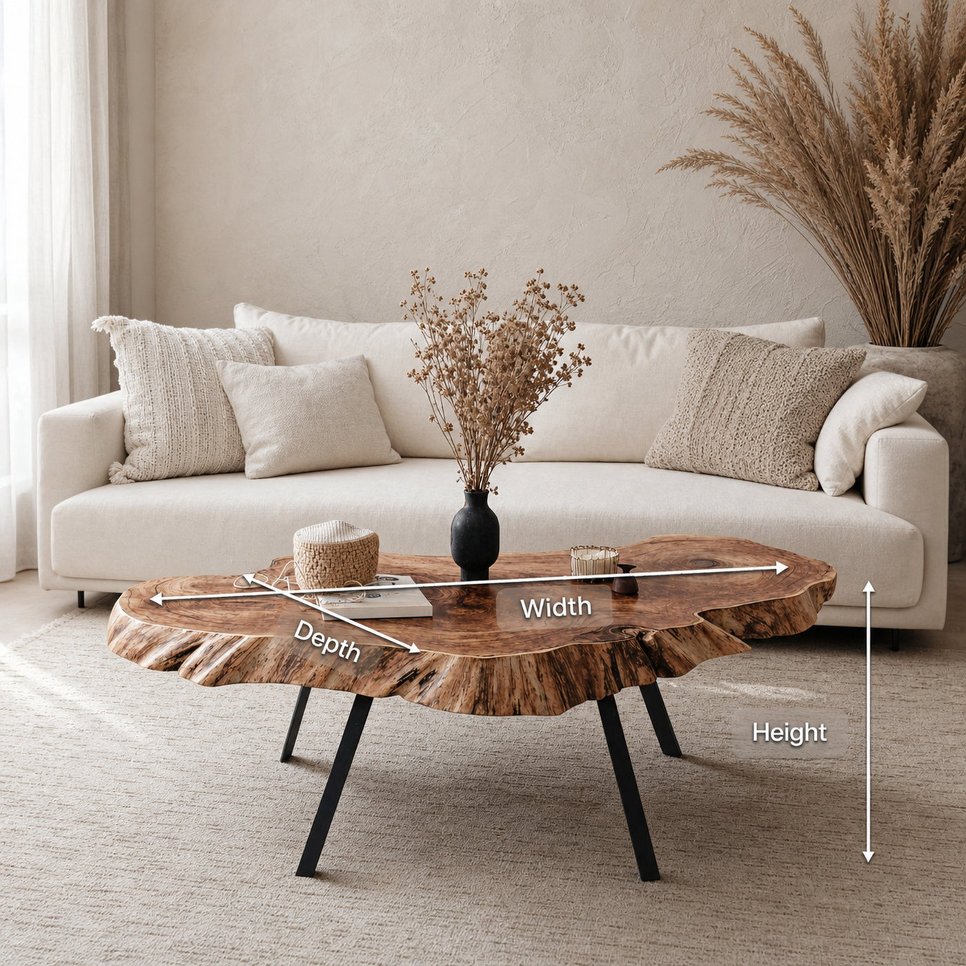 Mid Century Low Table For Minimalist Living Room - product view 8