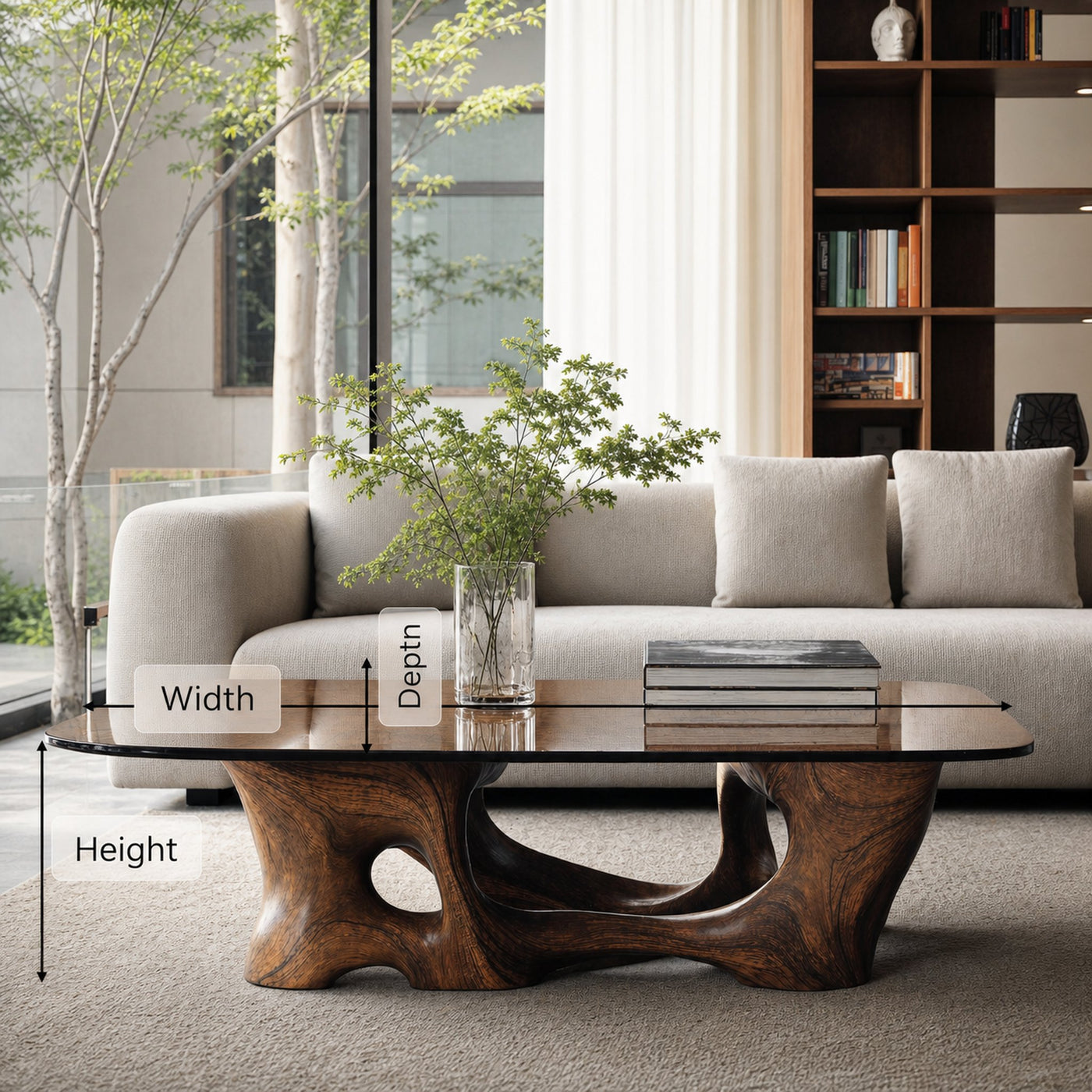 Mid Century Low Table For Timeless Room Furniture - product view 6