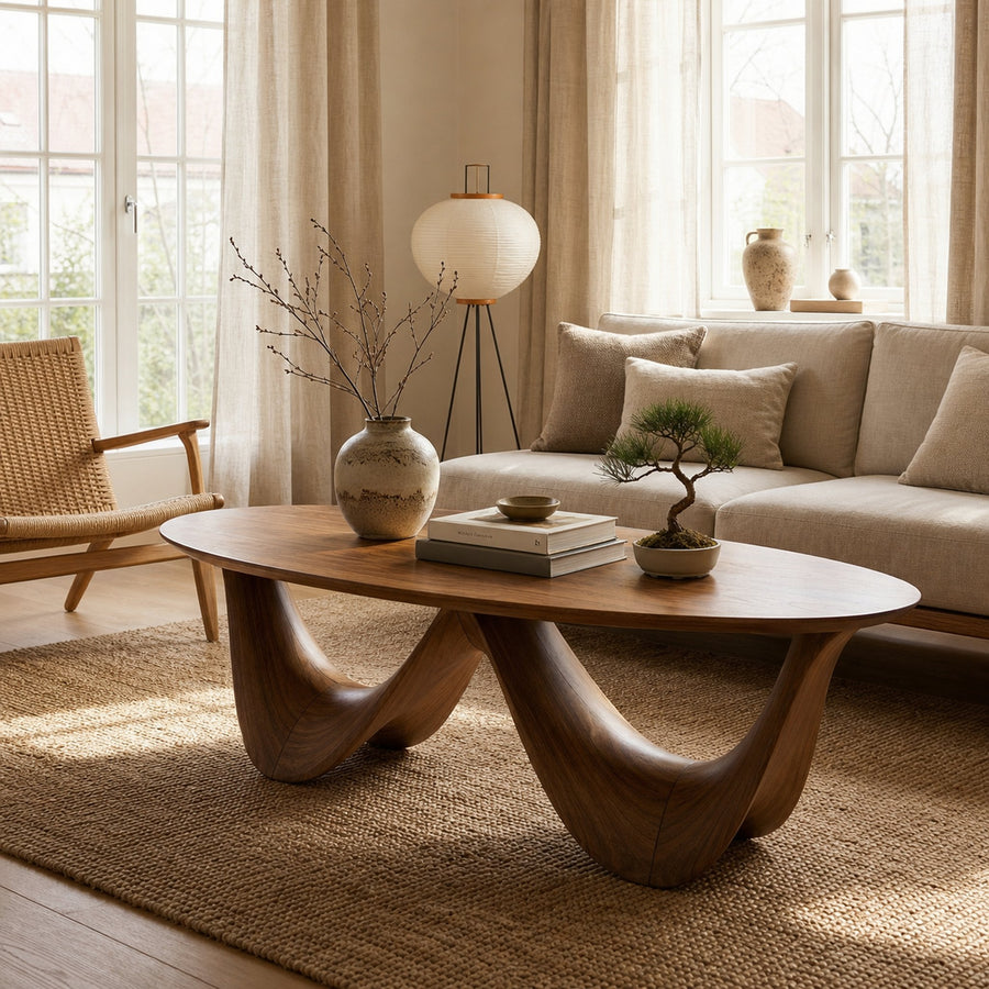 Mid Century Modern Coffee Table Family Room