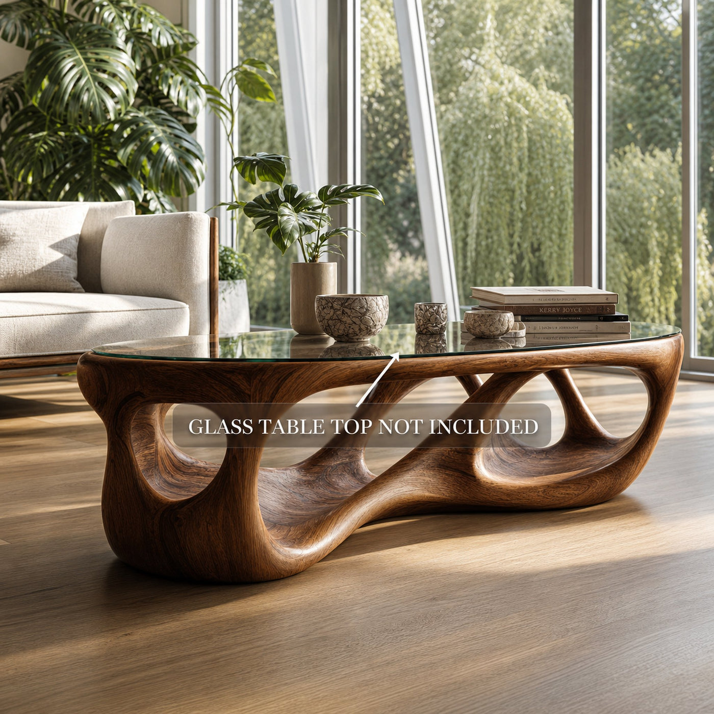 Mid Century Modern Coffee Table Living Room - product view 3