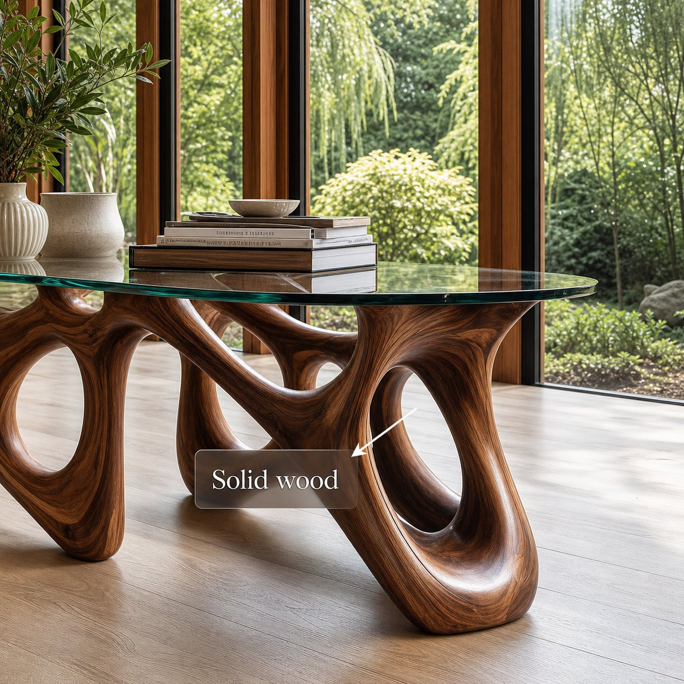 Mid Century Modern Coffee Table Living Room - product view 5