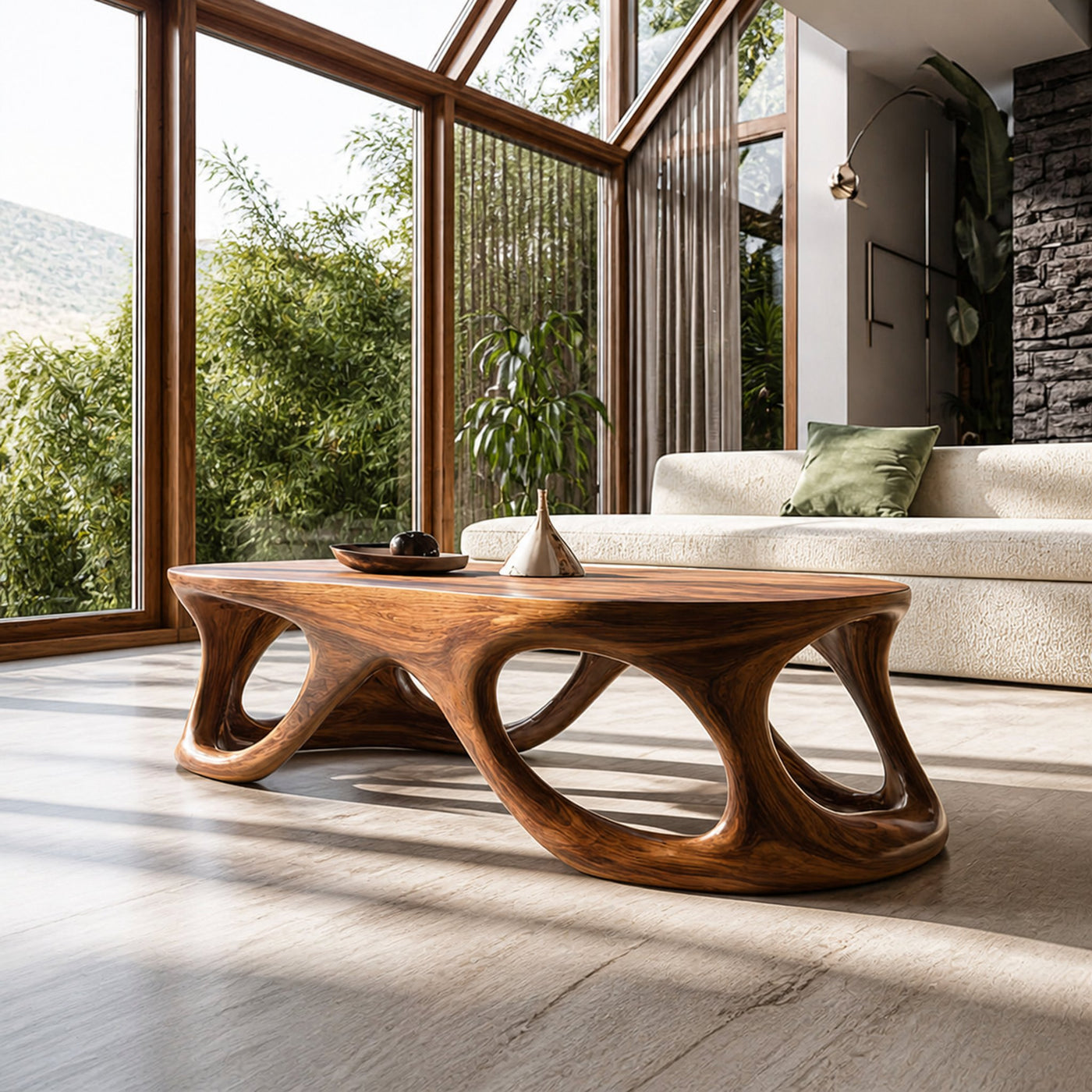 Mid Century Modern Coffee Table Living Room Accent