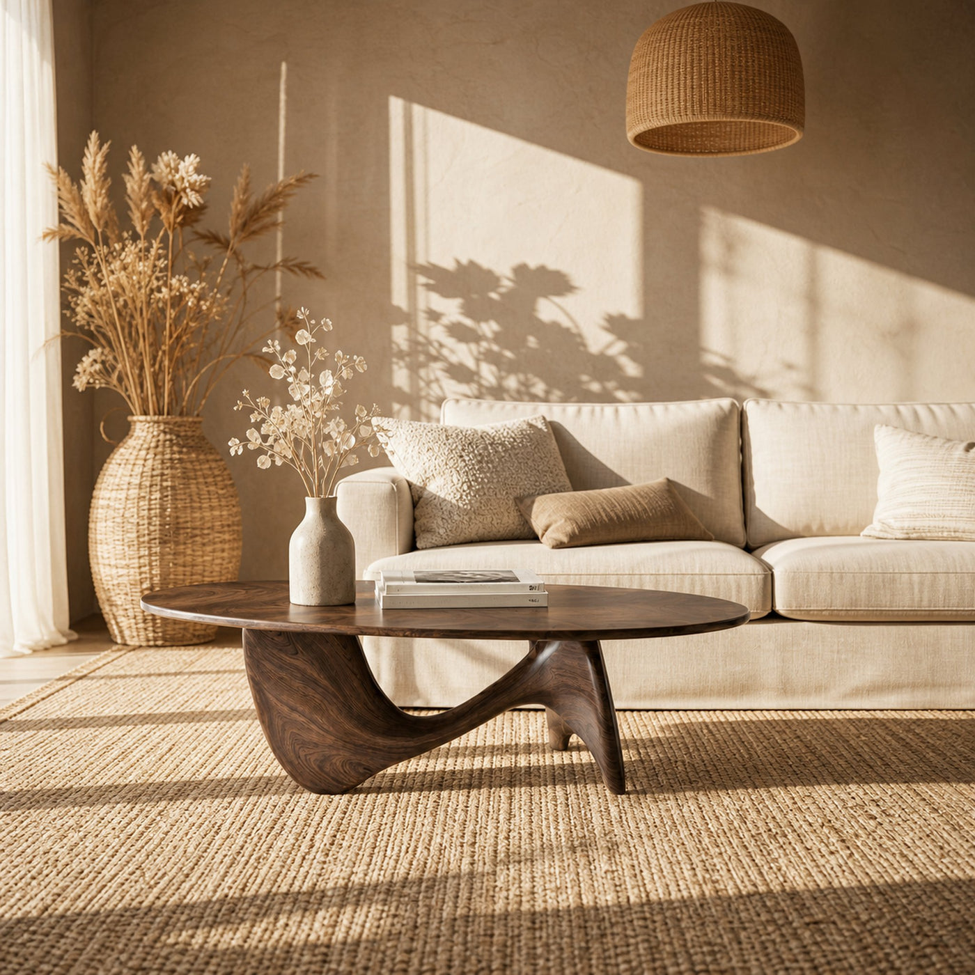 Mid Century Wood Table For Functional Room Decor - product view 3
