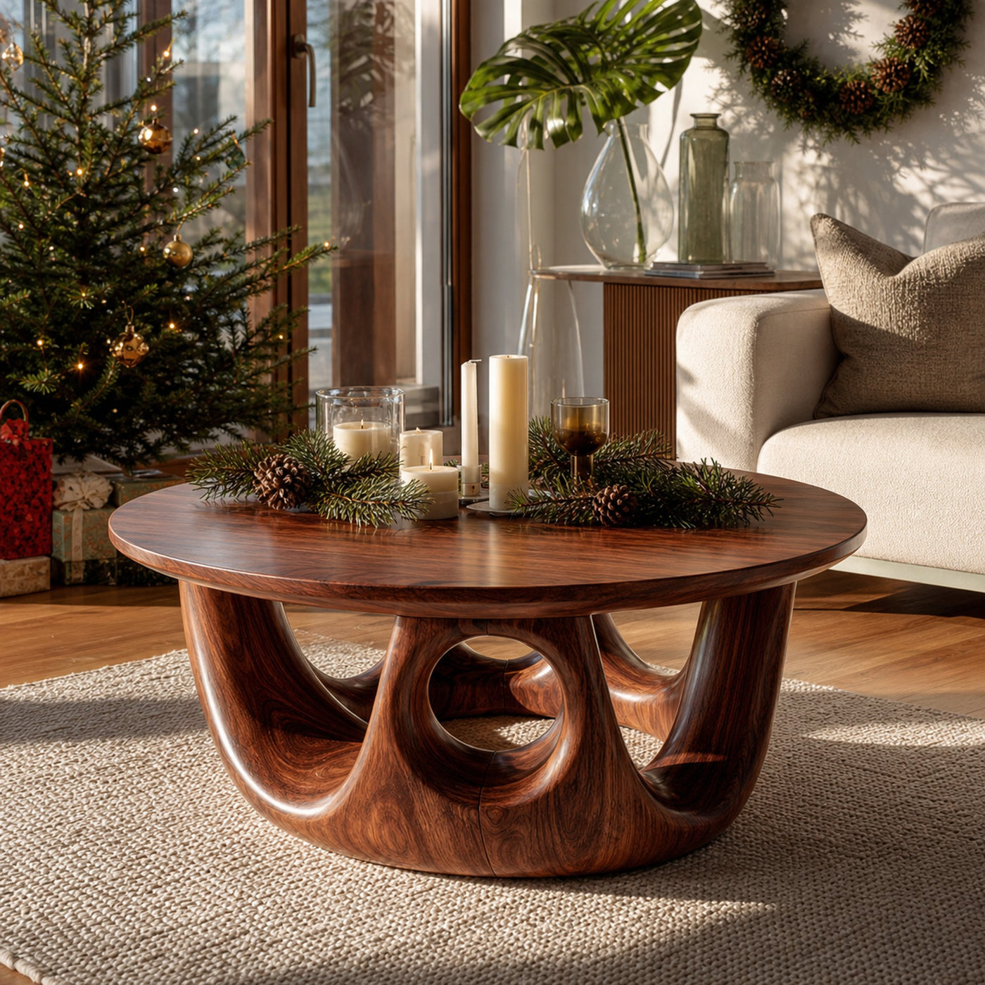 Mid Century Wooden Coffee Table For Stylish Living Room Furniture