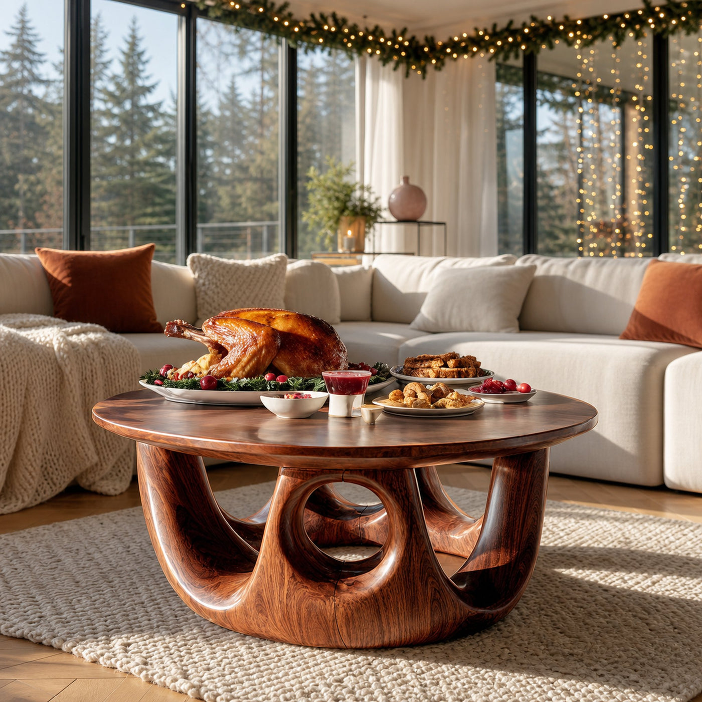 Mid Century Wooden Coffee Table For Stylish Living Room Furniture - product view 6