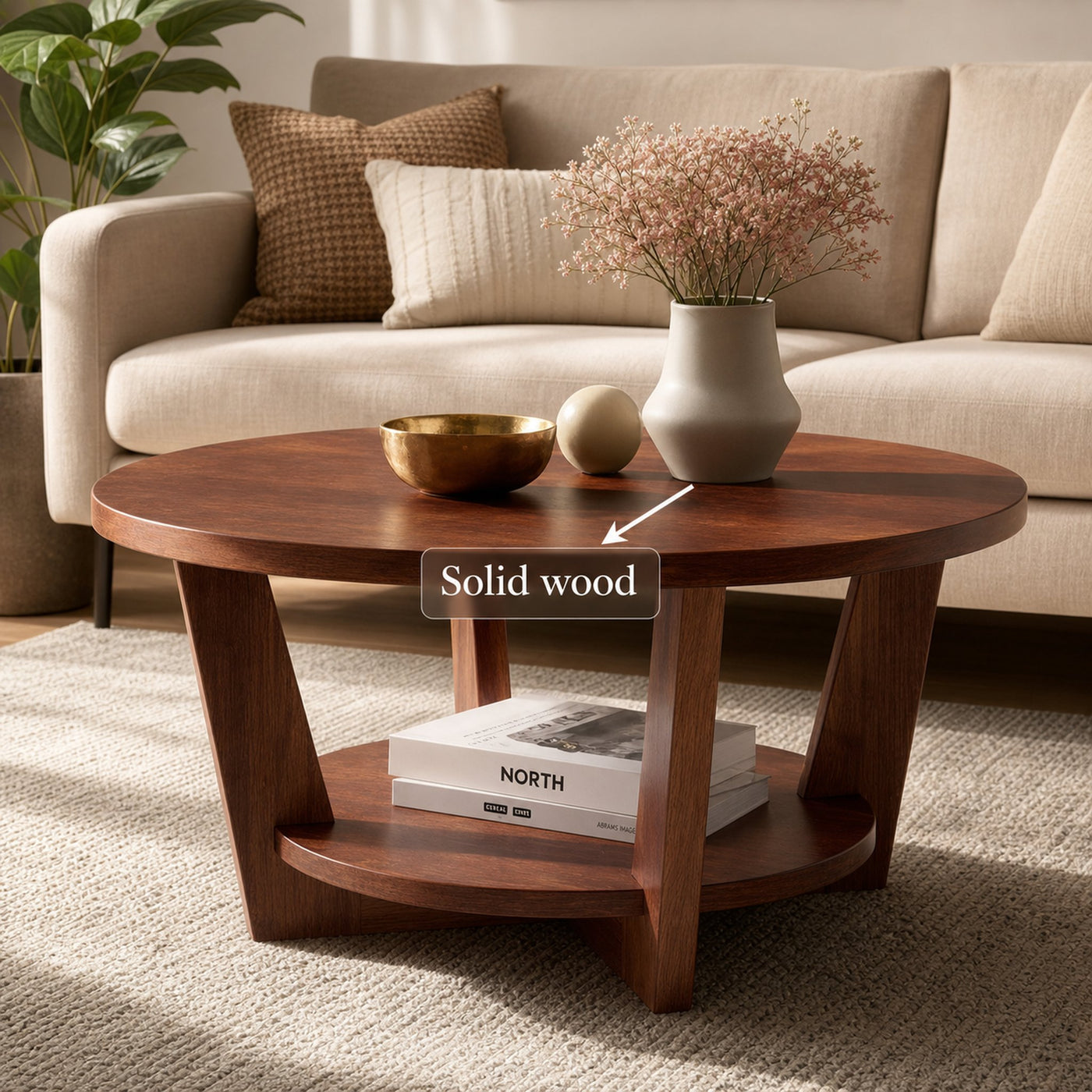 Midcentury Coffee Table Living Room - product view 3