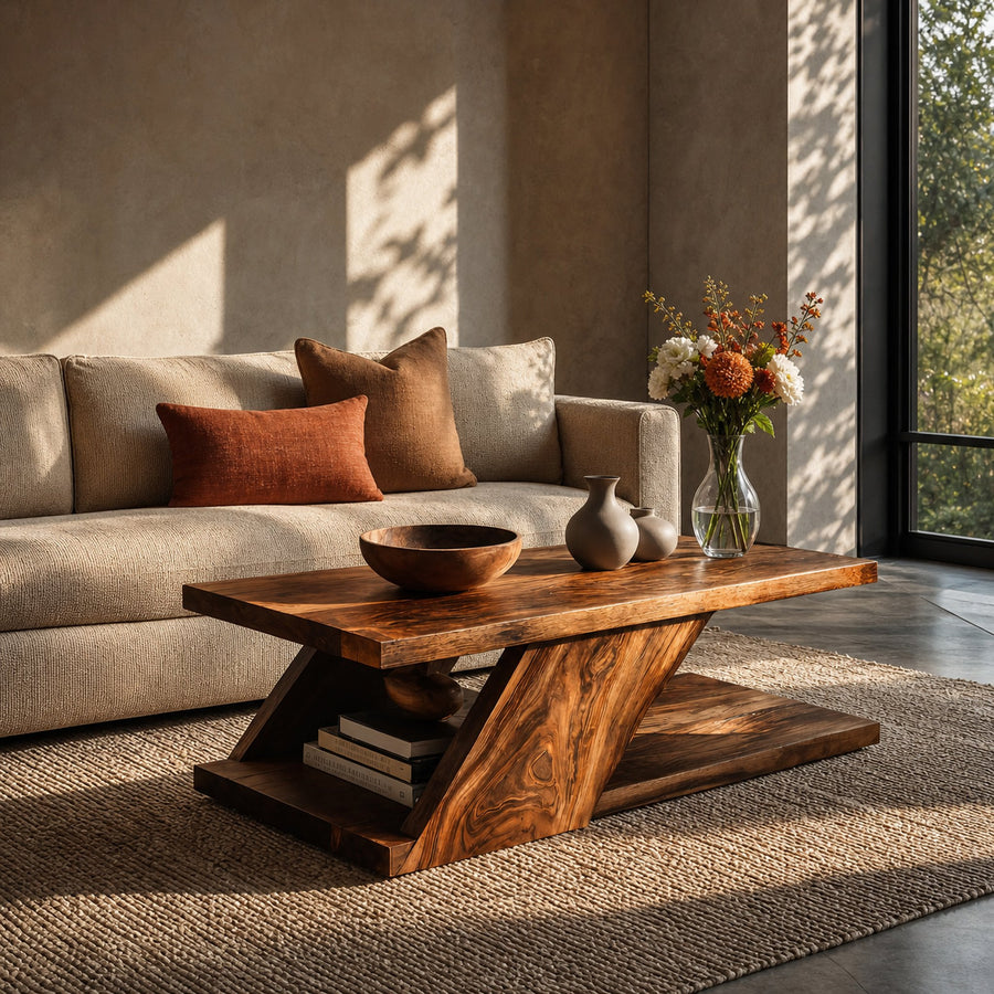 Minimalist Center Table For Contemporary Living Room
