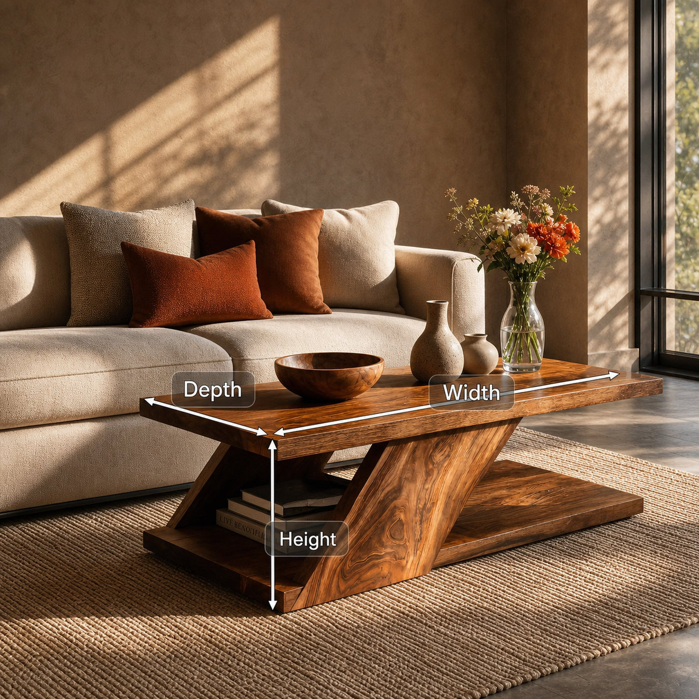 Minimalist Center Table For Contemporary Living Room - product view 8