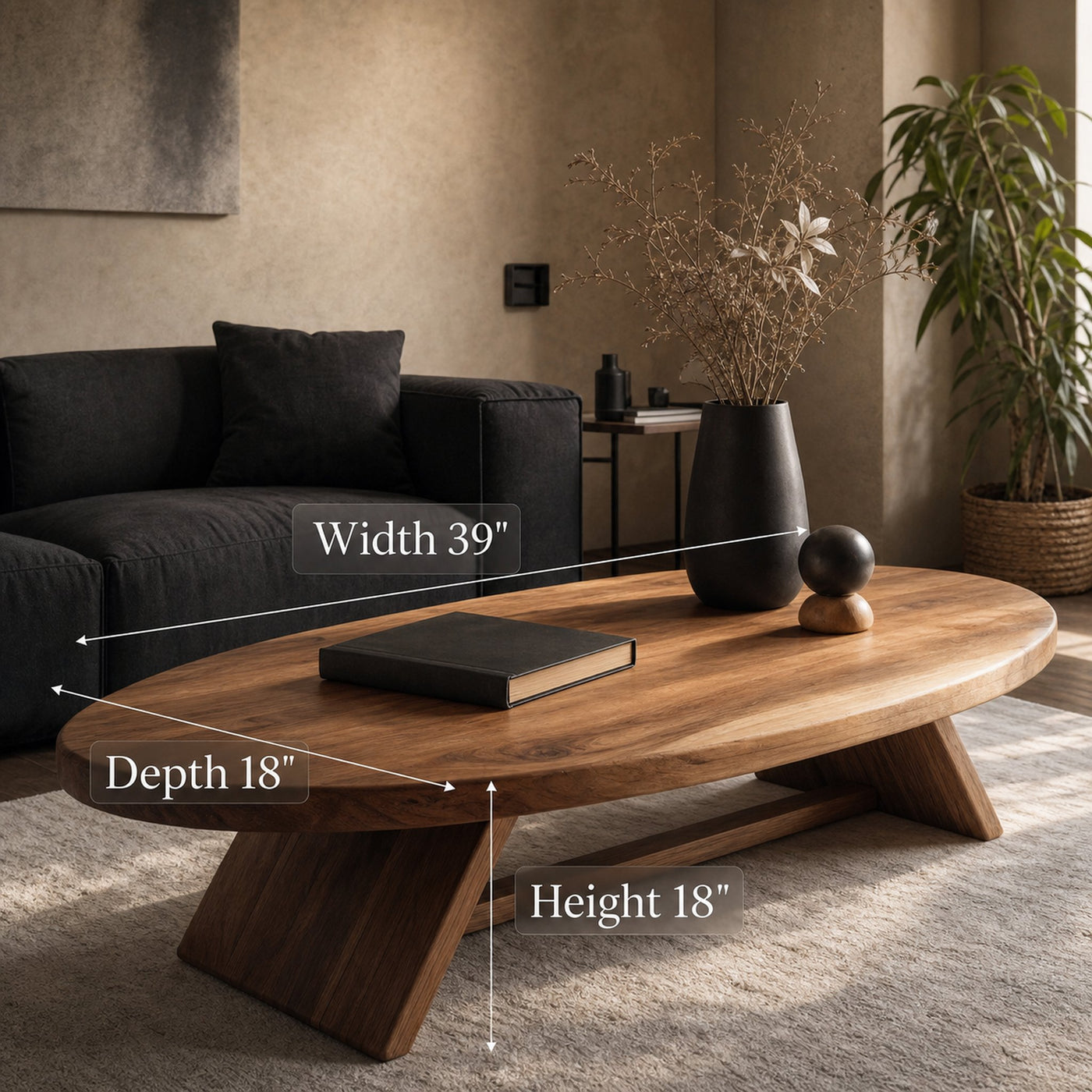 Minimalist Coffee Table For Living Room Or Lounge - product view 7