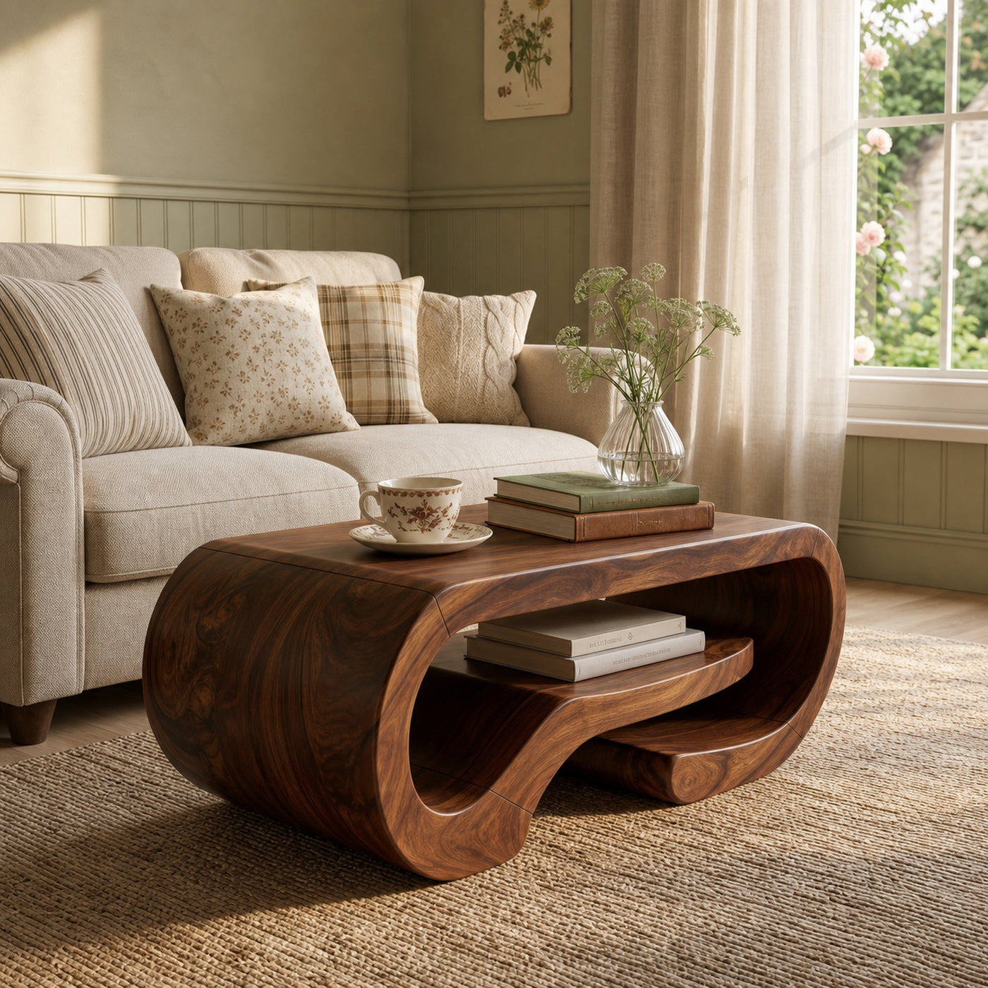 Minimalist Storage Coffee Table For Family Room - product view 7