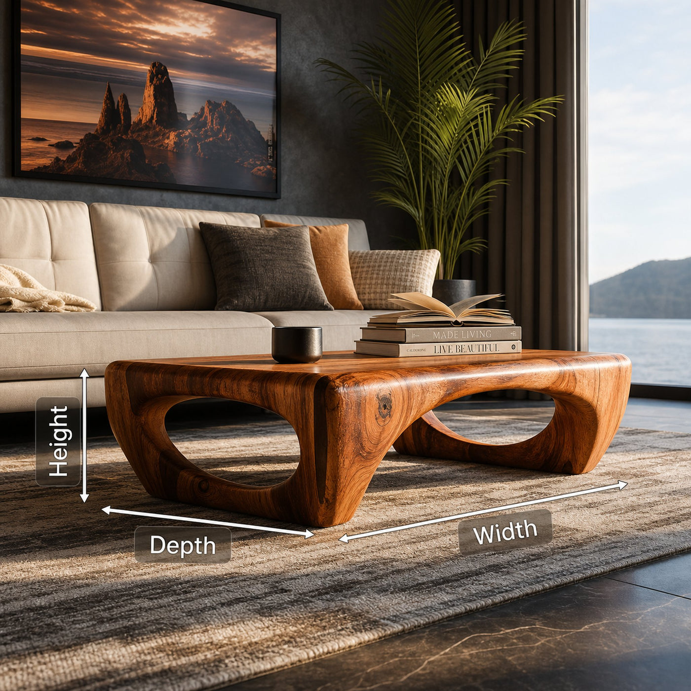 Modern Coffee Table For Living Or Bedroom Decor - product view 8