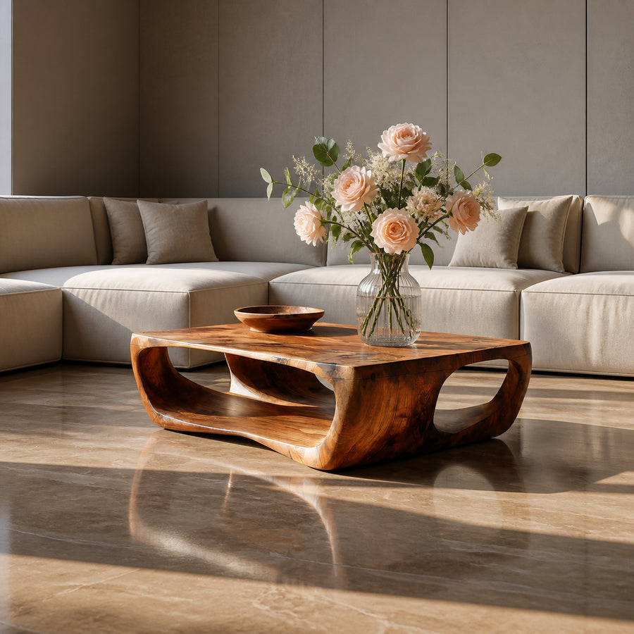 Modern Coffee Table Sculpture Design For Living Room