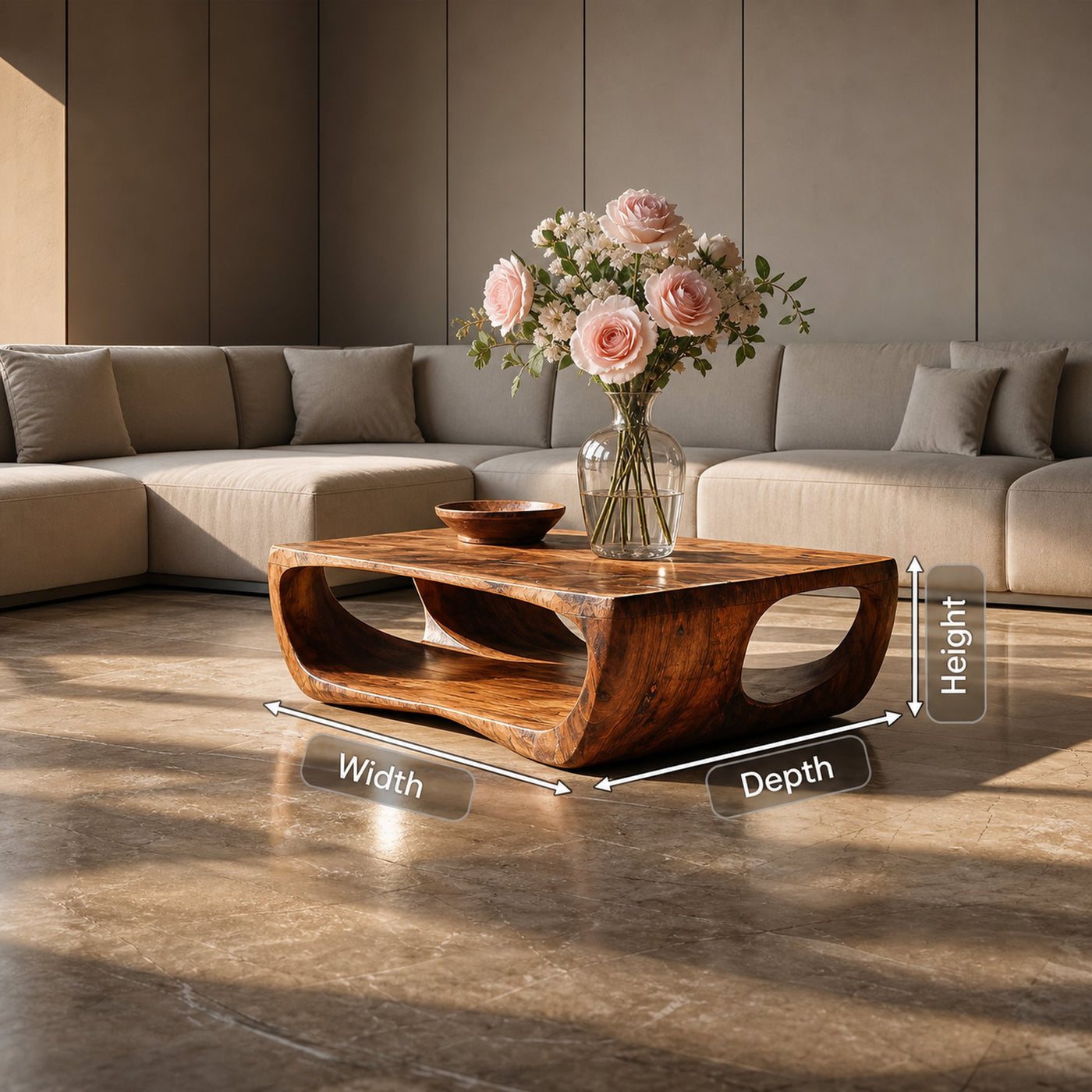 Modern Coffee Table Sculpture Design For Living Room - product view 8