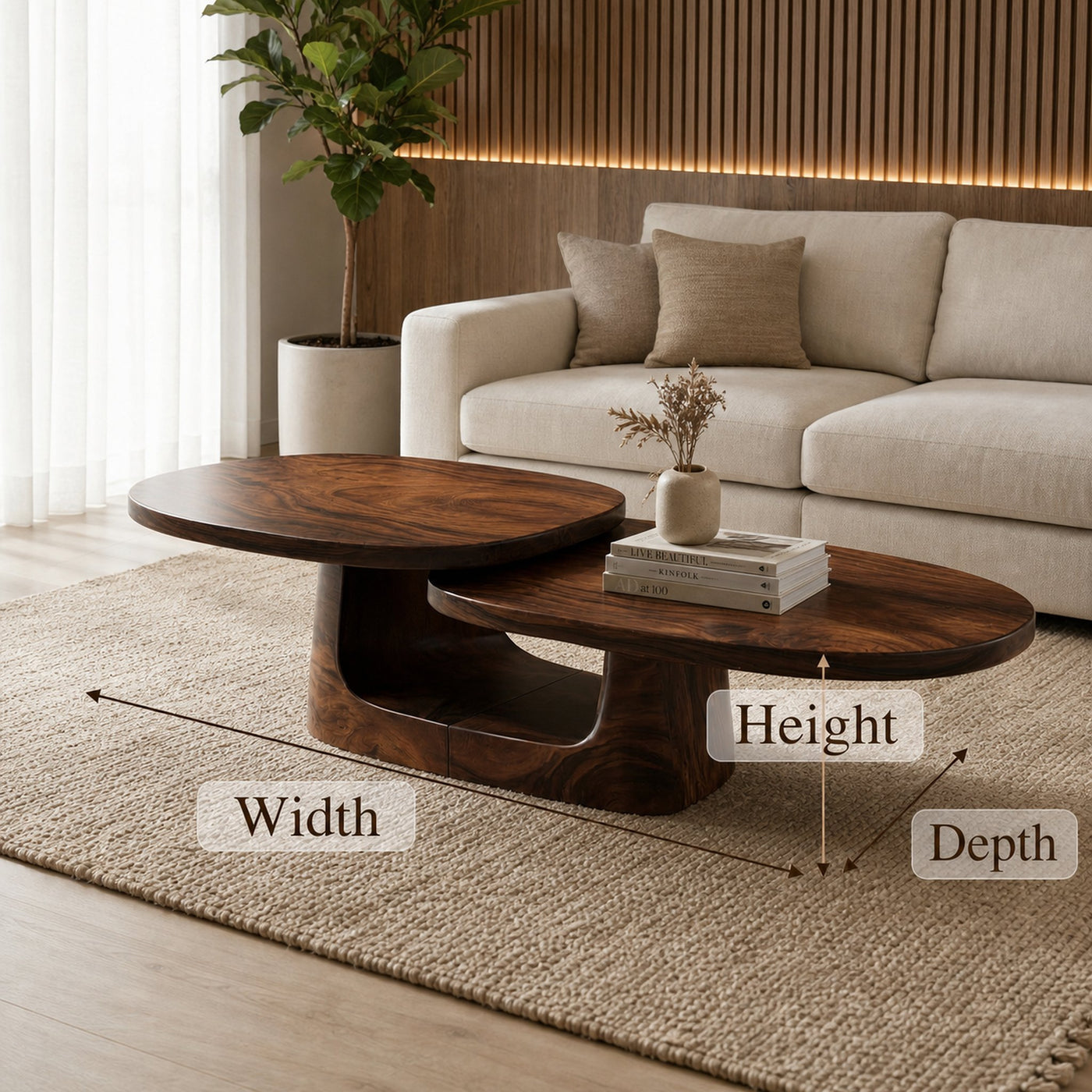 Modern Coffee Table Set For Living Room And Bedroom - product view 8