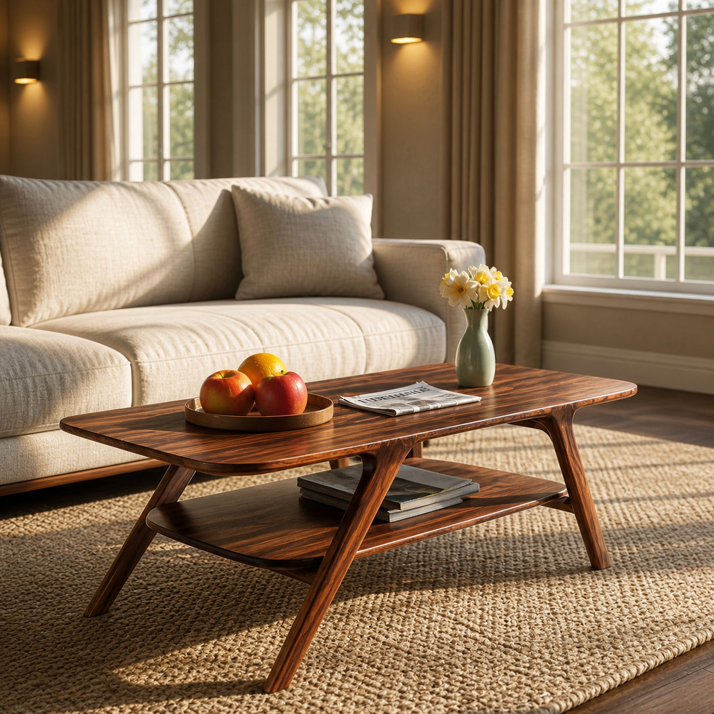 Modern Coffee Table With Storage Functional For Living - product view 6