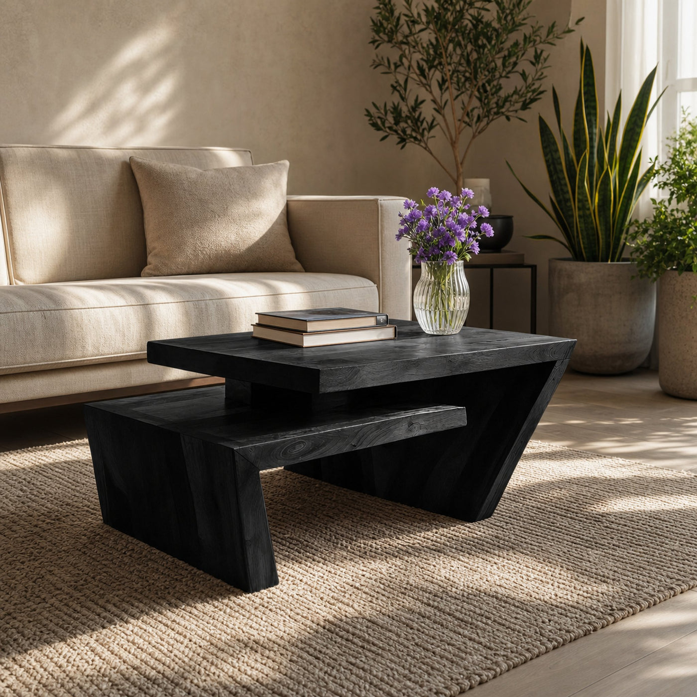 Modern Coffee Table With Unique Design For Living - product view 7
