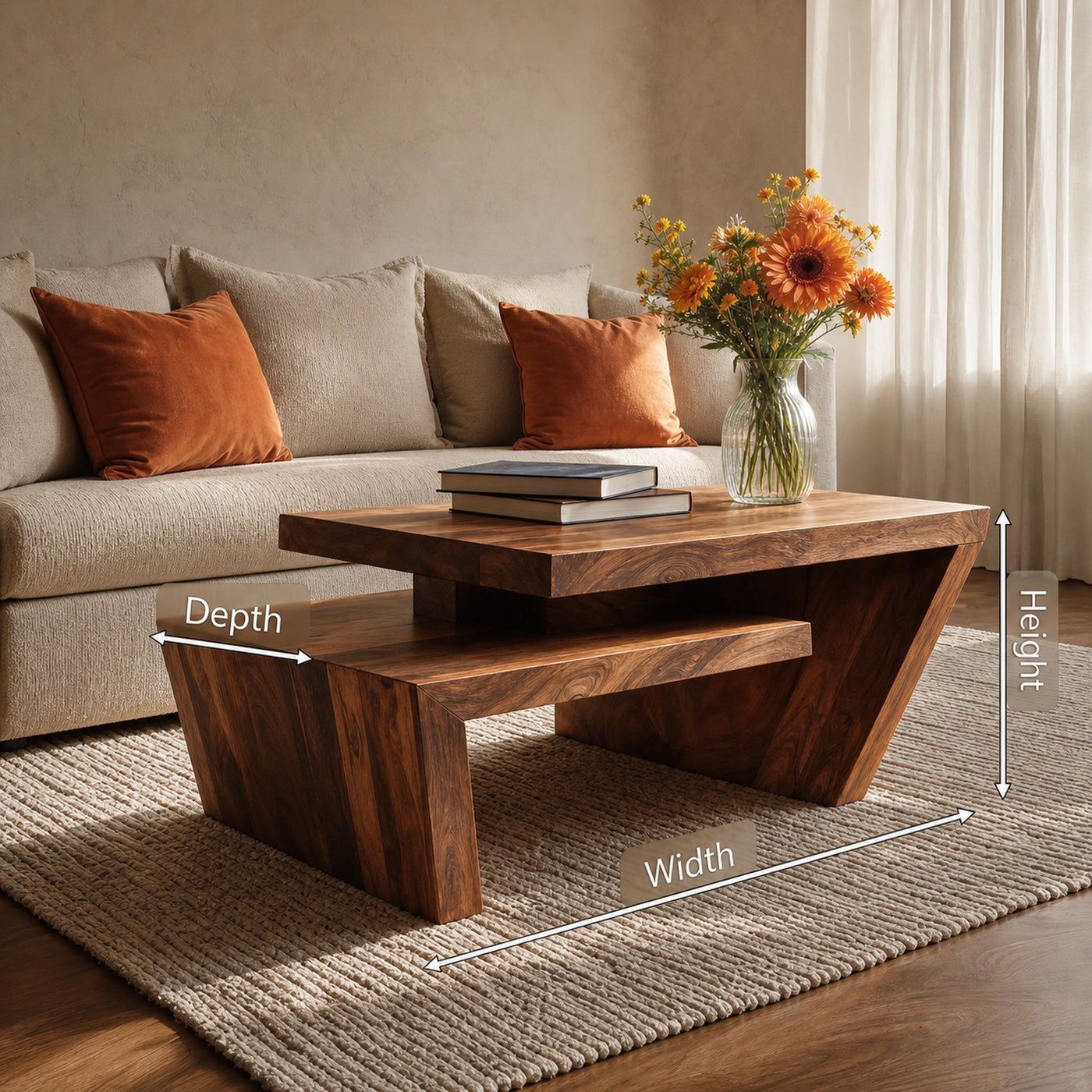 Modern Coffee Table With Unique Design For Living - product view 8