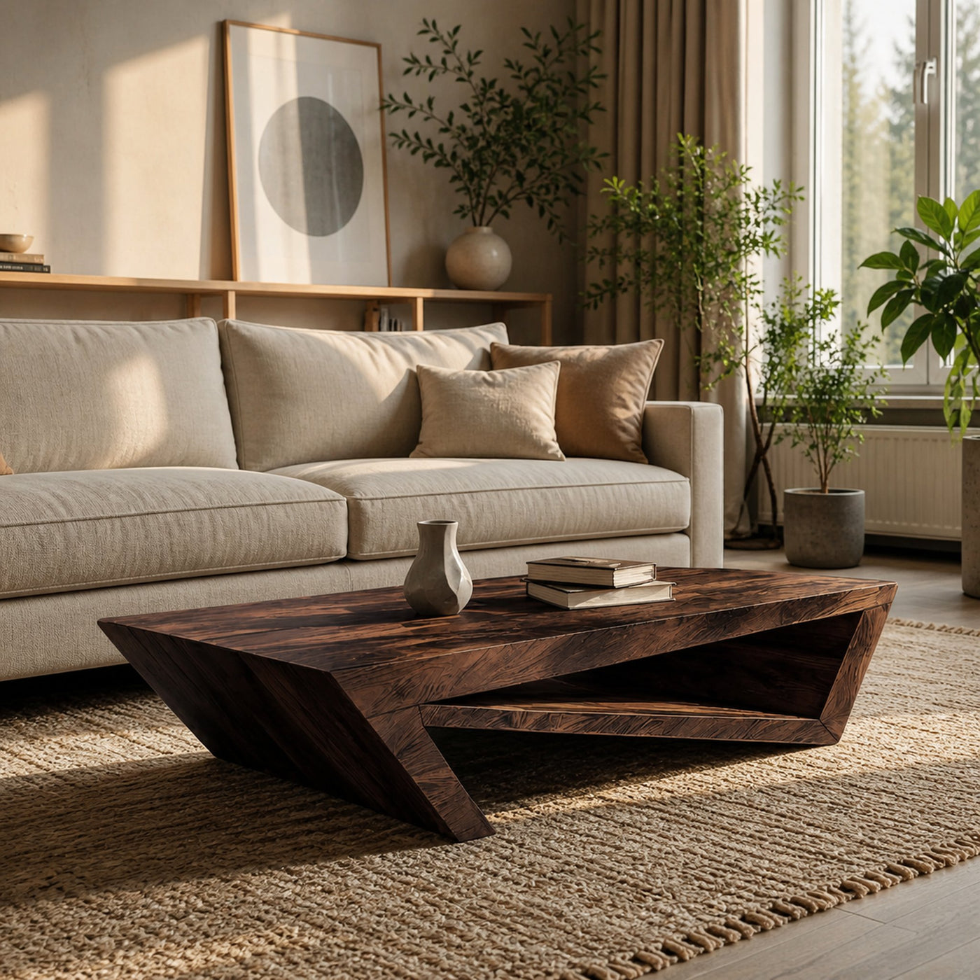 Modern Coffee Table With Unique Storage For Living - product view 7