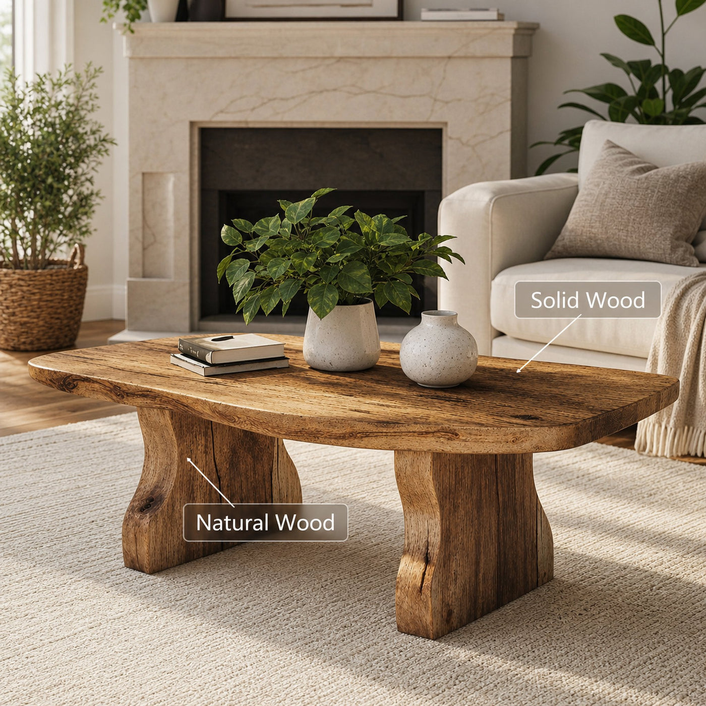 Modern Coffee Table Wooden Coffee Table - product view 6