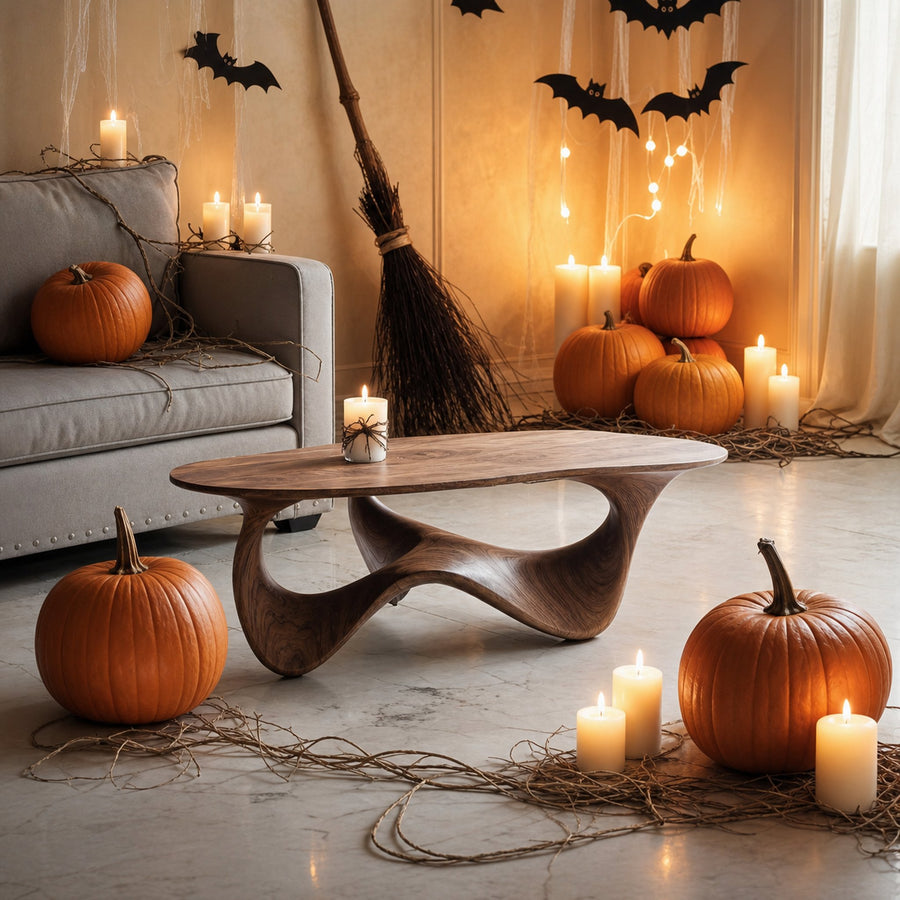 Modern Live Edge Coffee Table For Bedroom Decor Halloween Furniture