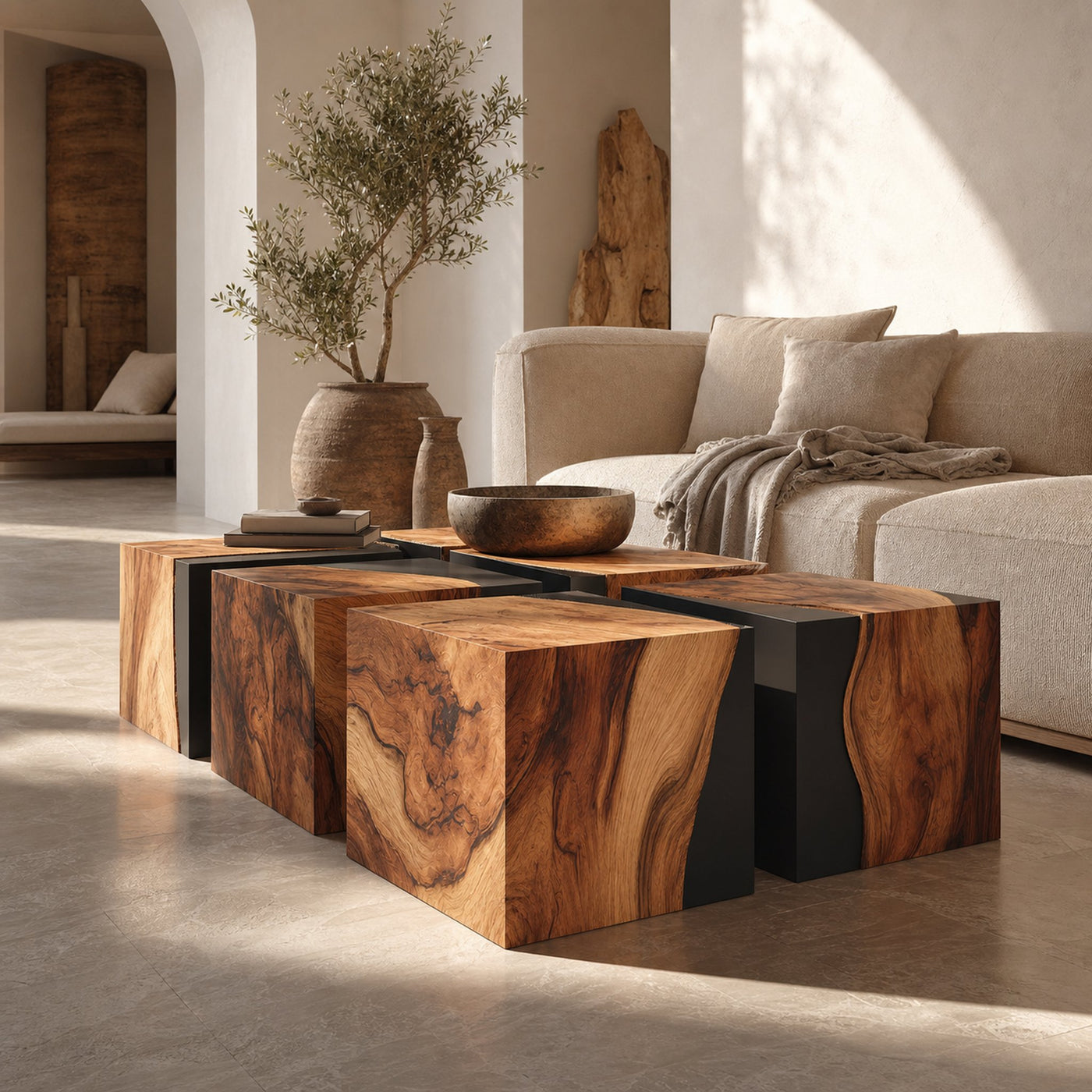 Modern Low Coffee Table For Small Living Room Spaces