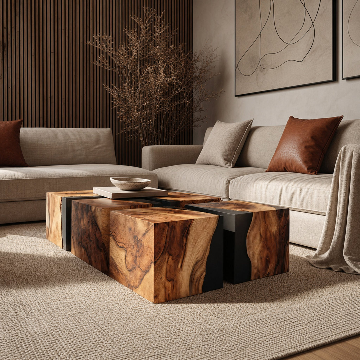 Modern Low Coffee Table For Small Living Room Spaces - product view 6