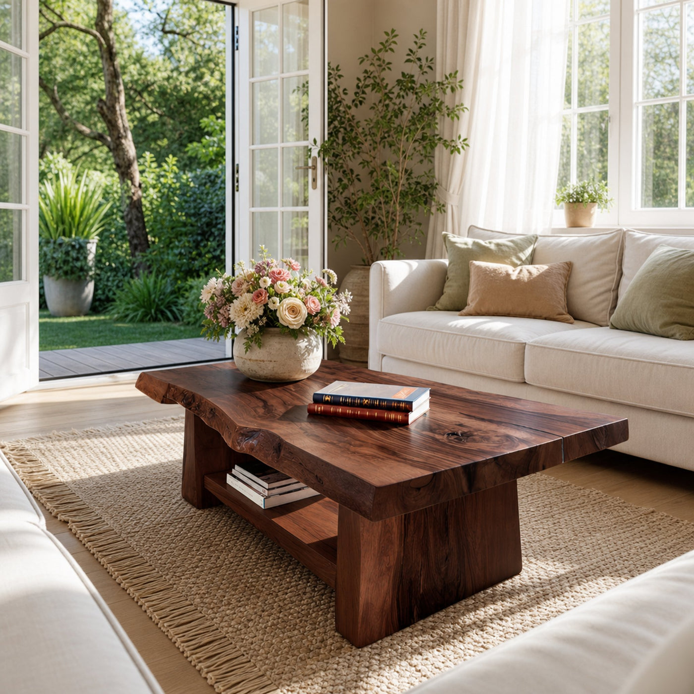Modern Low Coffee Table With Storage Space For Home - product view 7