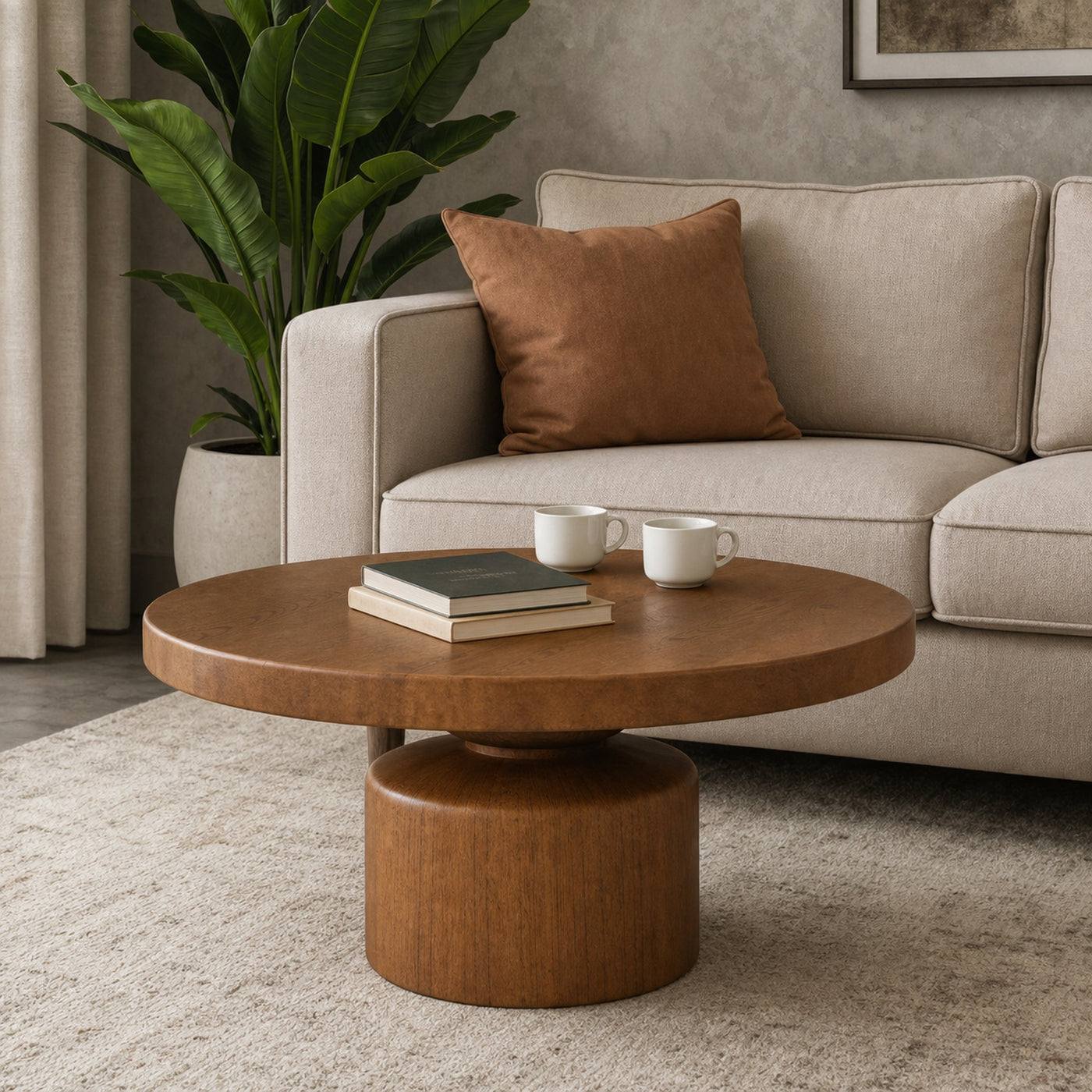 Modern Round Coffee Table For Living Room Or Lounge