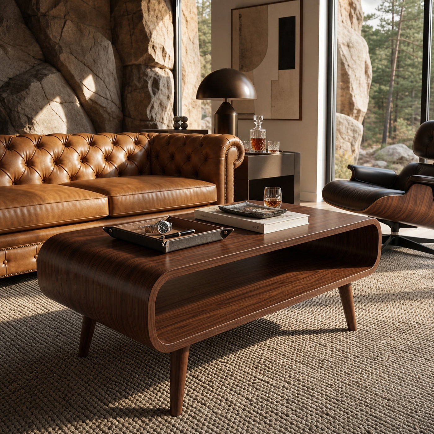 Modern Shelf Coffee Table For Open Living Room - product view 7