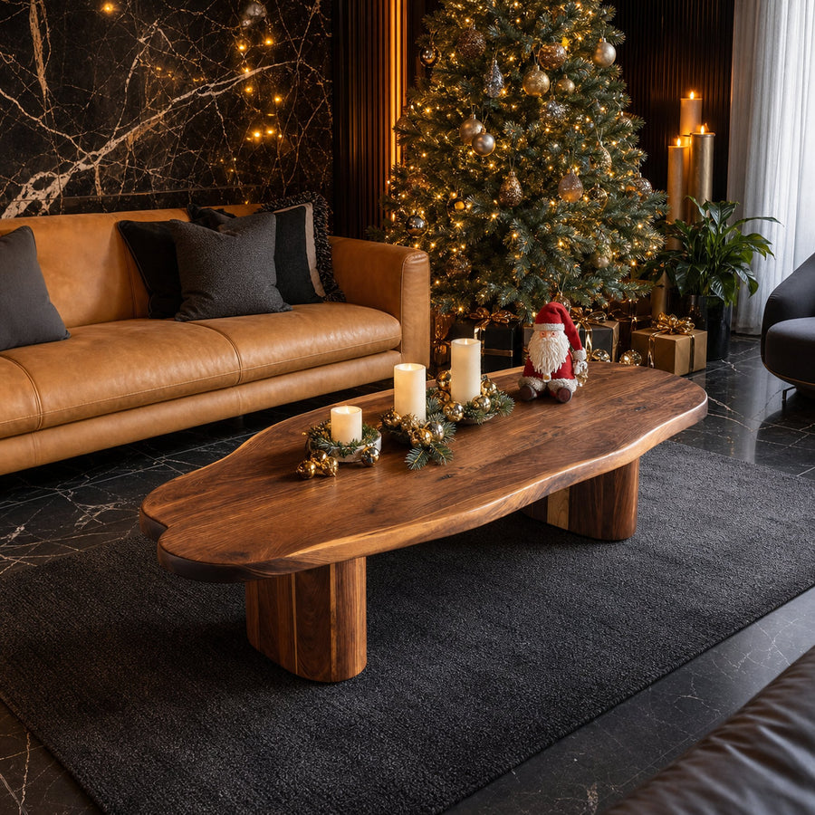 Modern Wooden Coffee Table For Christmas Furniture And Entryway