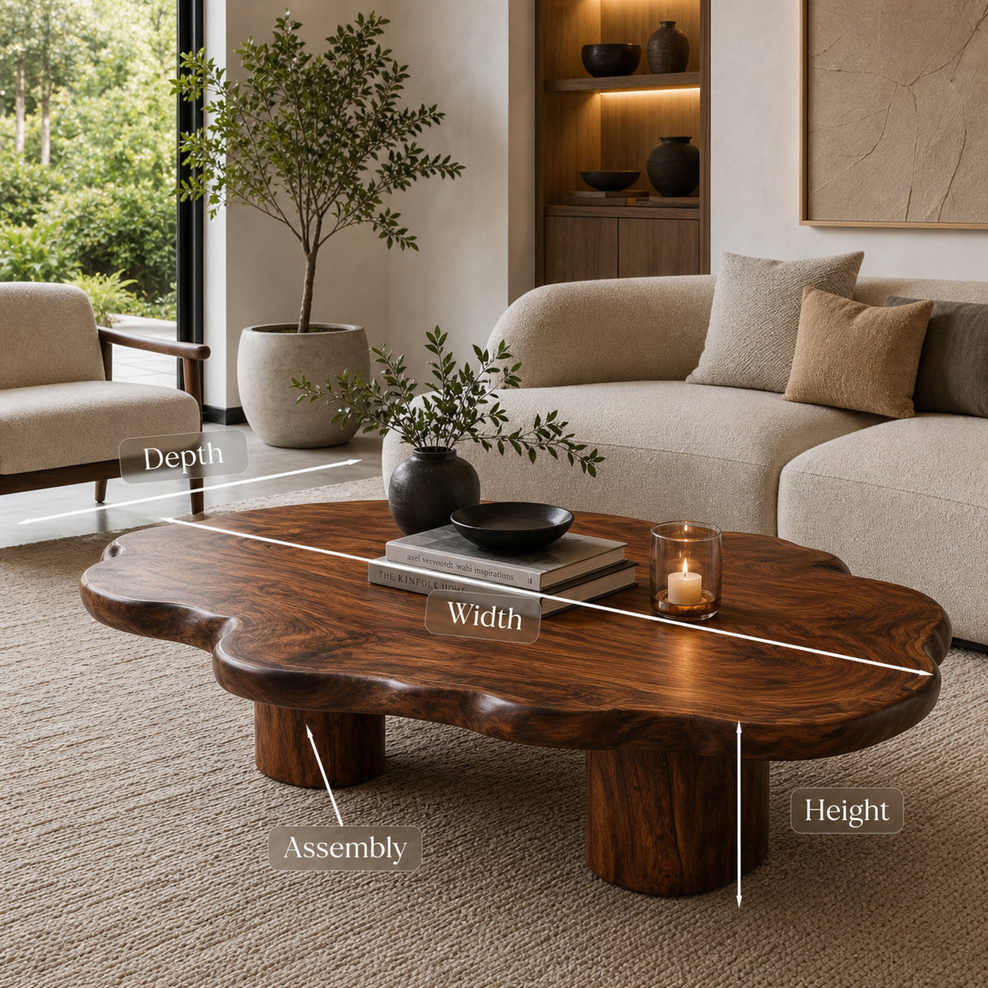 Modern Wooden Coffee Table For Contemporary Interior - product view 8