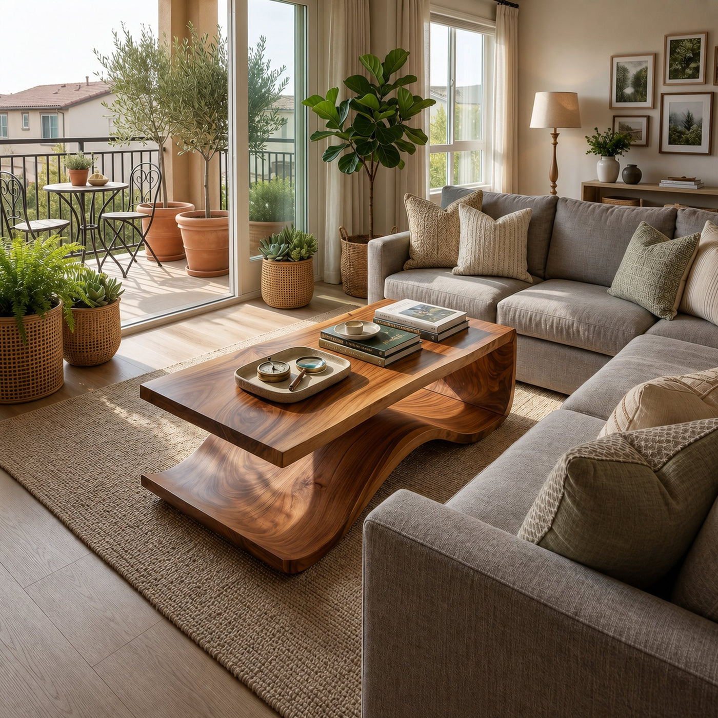 Nautical Coffee Table For Marina Living Room - product view 6