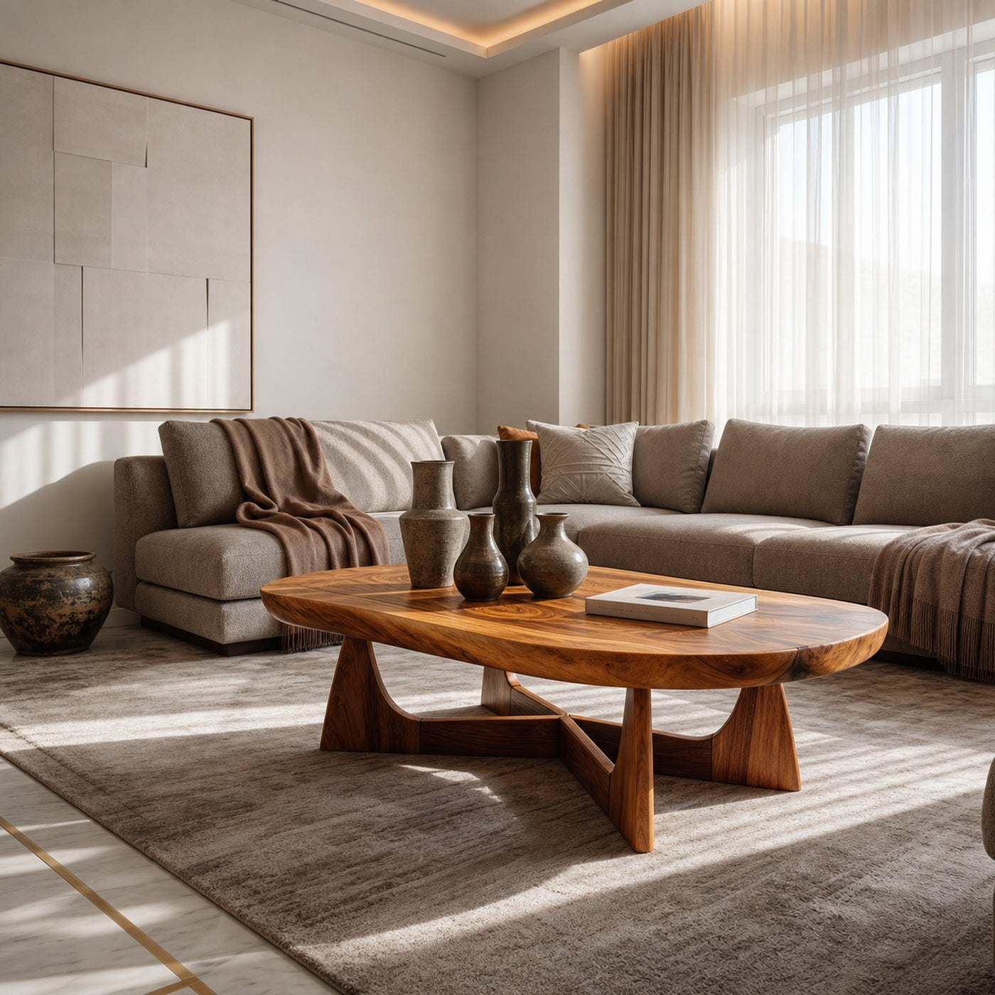 Nordic Wood Coffee Table For Cozy Lounge - product view 6
