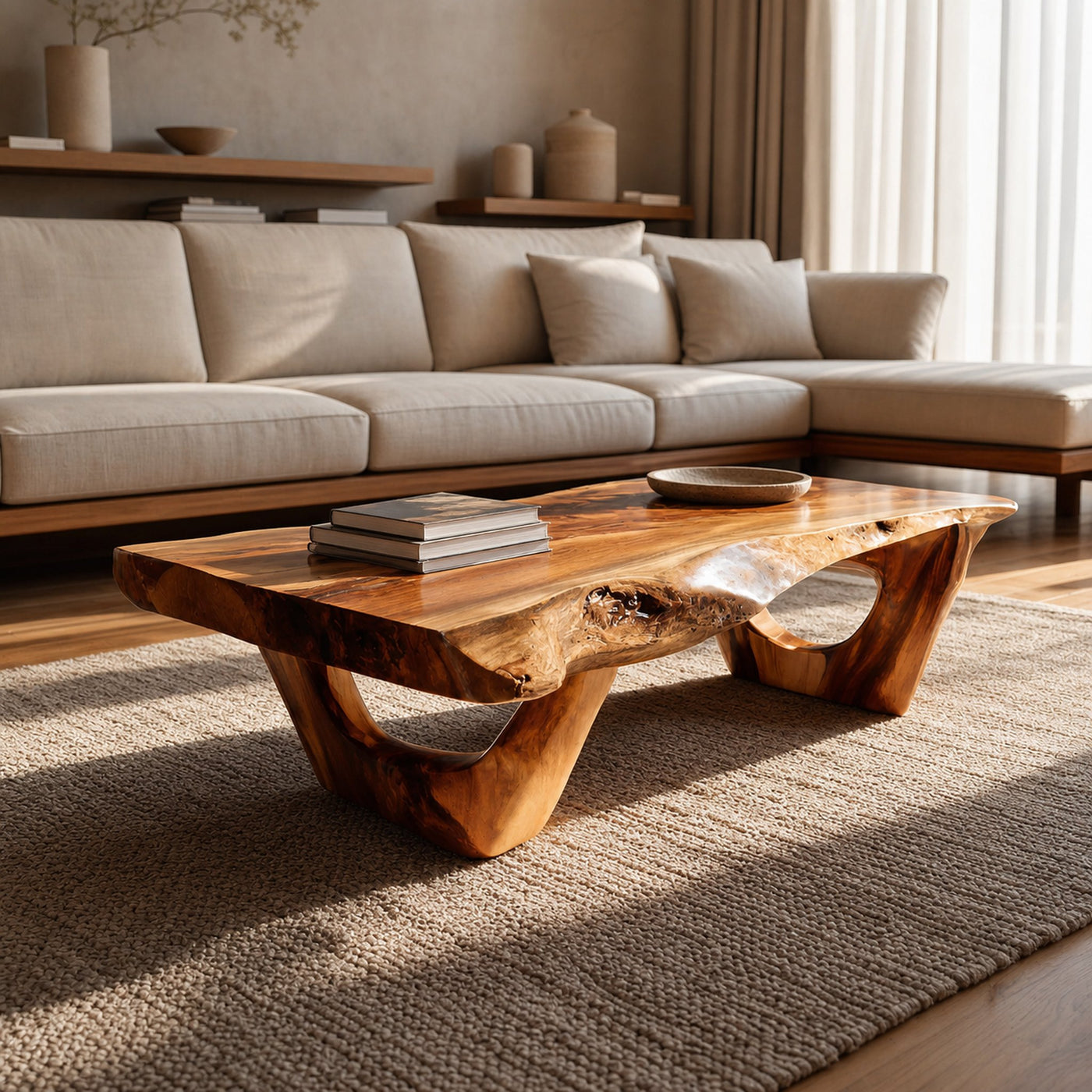 Organic Centerpiece Coffee Table For Home Decor