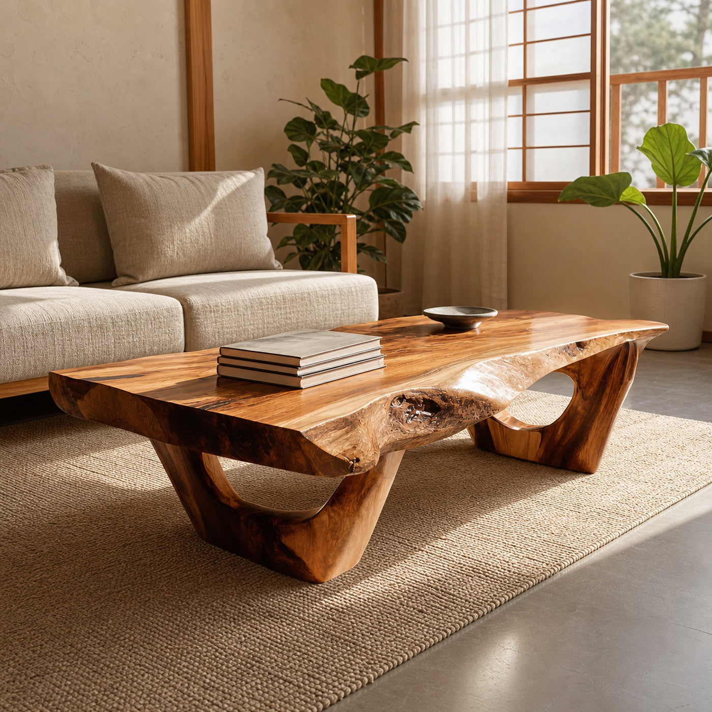 Organic Centerpiece Coffee Table For Home Decor - product view 6