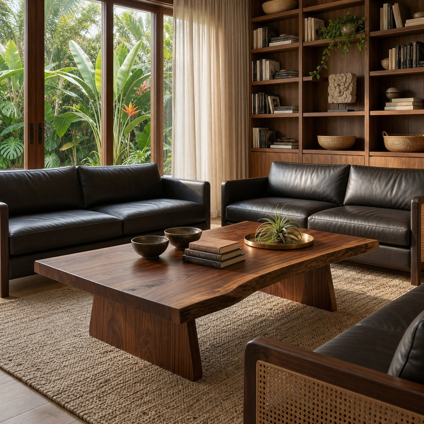 Organic Coffee Table For Tropical Villa Lounge - product view 7