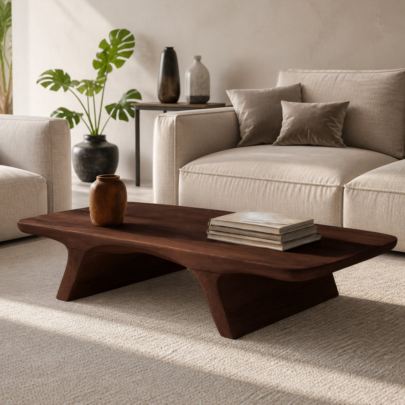 Organic Sculptural Coffee Table For Living Room - product view 7