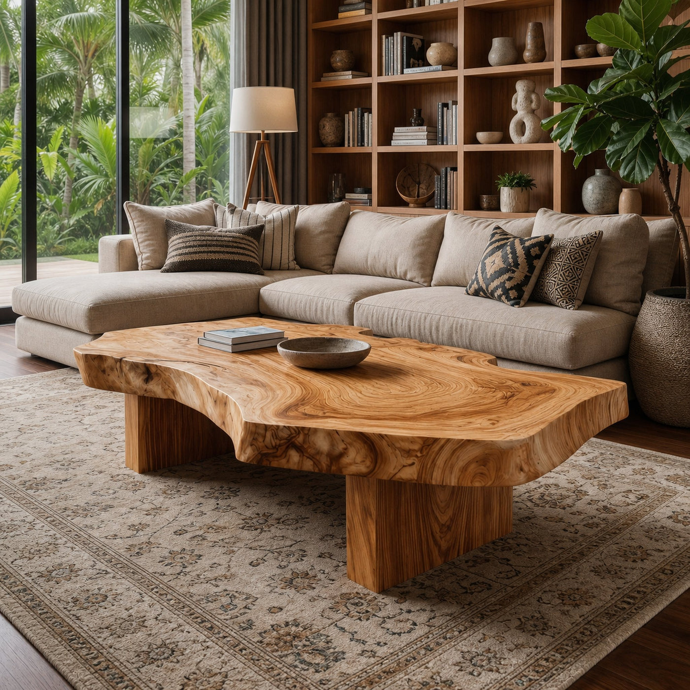 Rustic Art Coffee Table Living Room Or Studio Room - product view 6