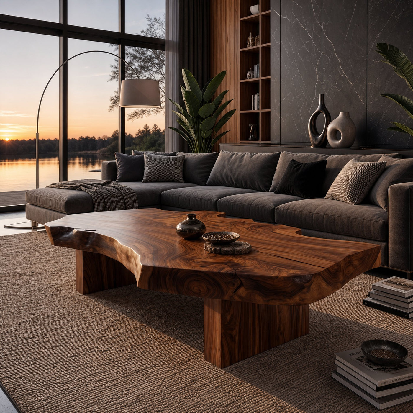 Rustic Art Coffee Table Living Room Or Studio Room - product view 7