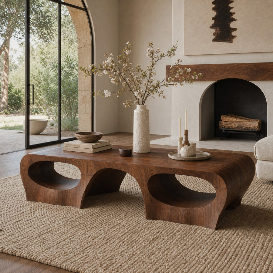Rustic Coffee Table For Cabin Style Interiors