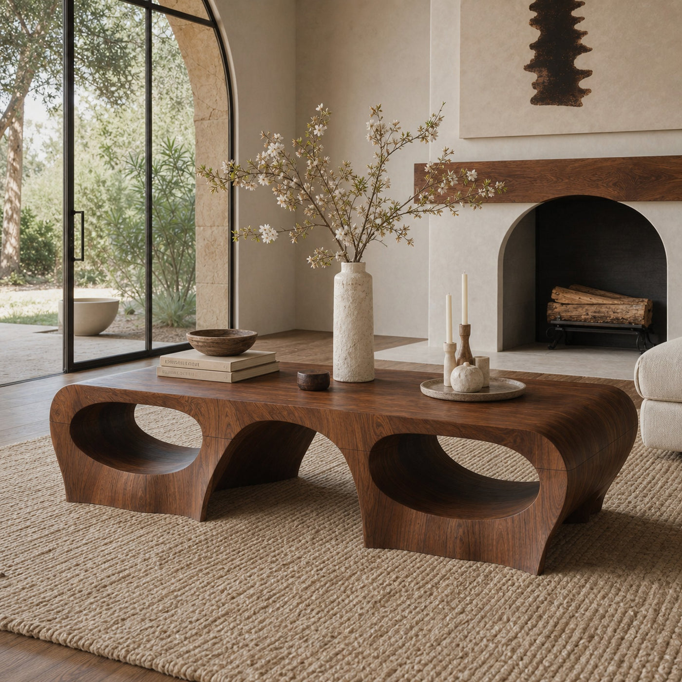 Rustic Coffee Table For Cabin Style Interiors