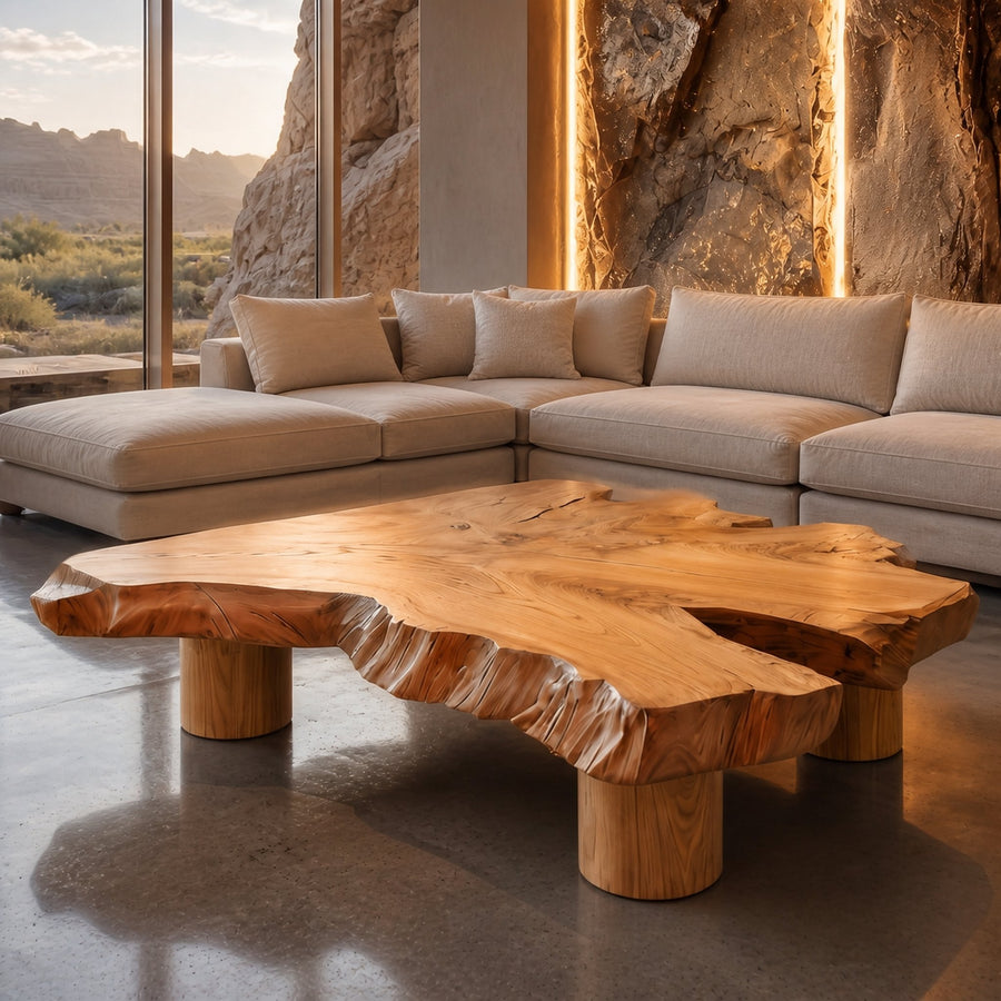 Rustic Coffee Table Living Room Or Reading Room