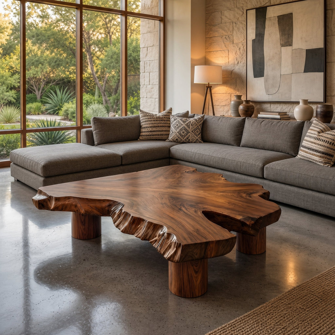 Rustic Coffee Table Living Room Or Reading Room - product view 7
